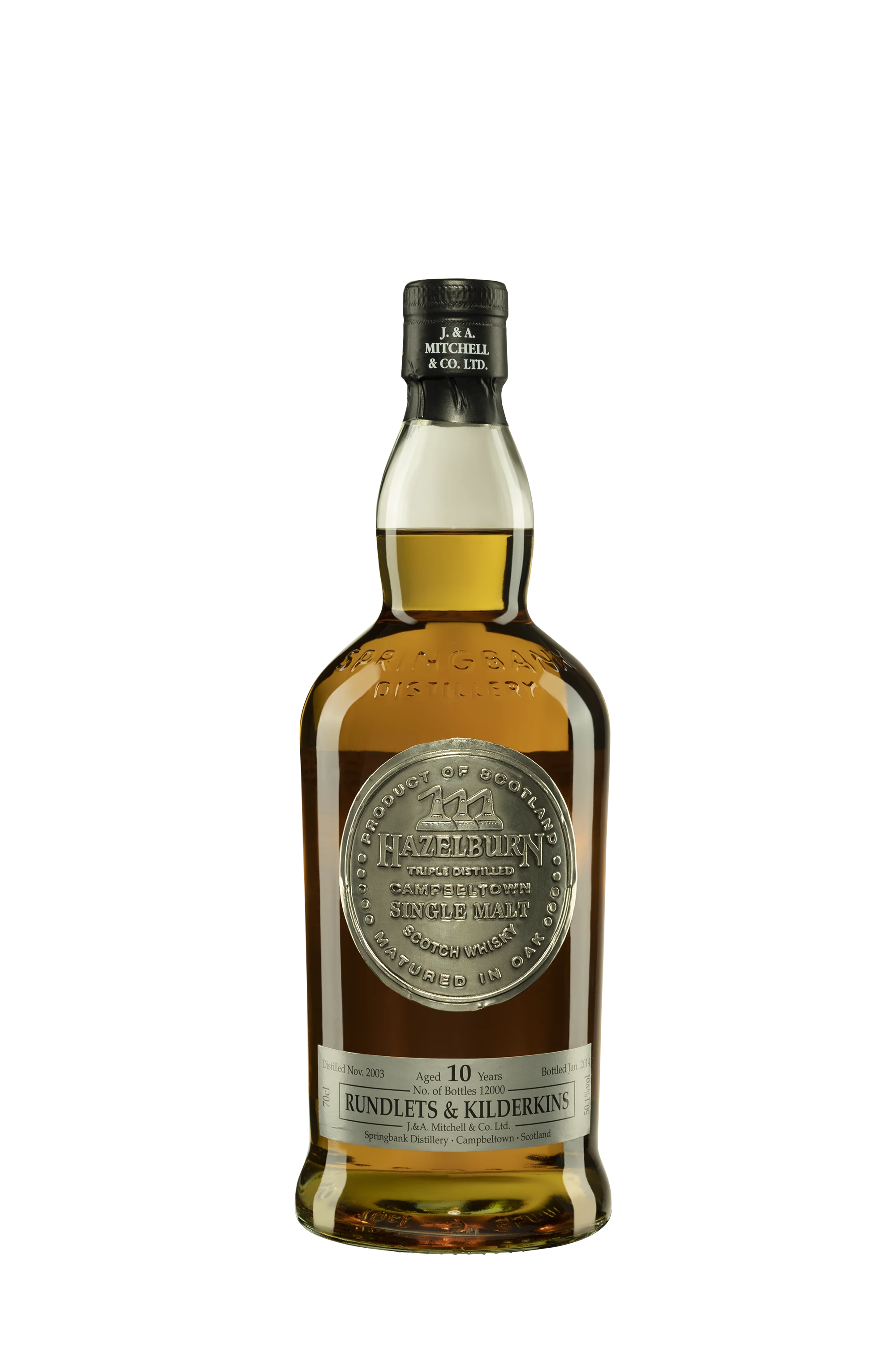 Springbank - Single Malt Scotch Whisky "Hazelburn 10 Ans Rundlets & Kilderkins" 2003 50.1° Giftbox, 70cl