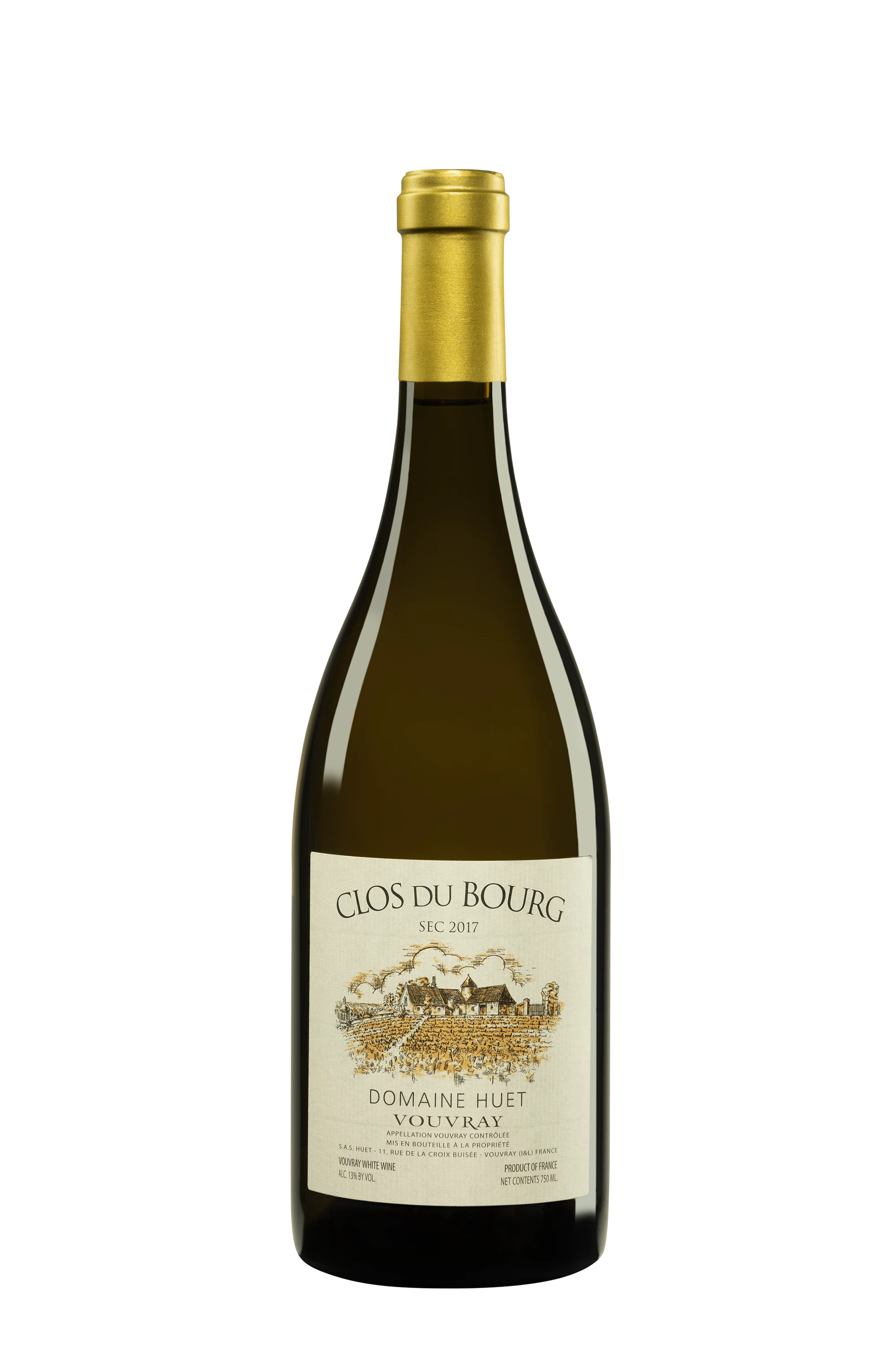 Domaine Huet - Vouvray "Le Clos du Bourg - Sec" Blanc 2017, 75cl