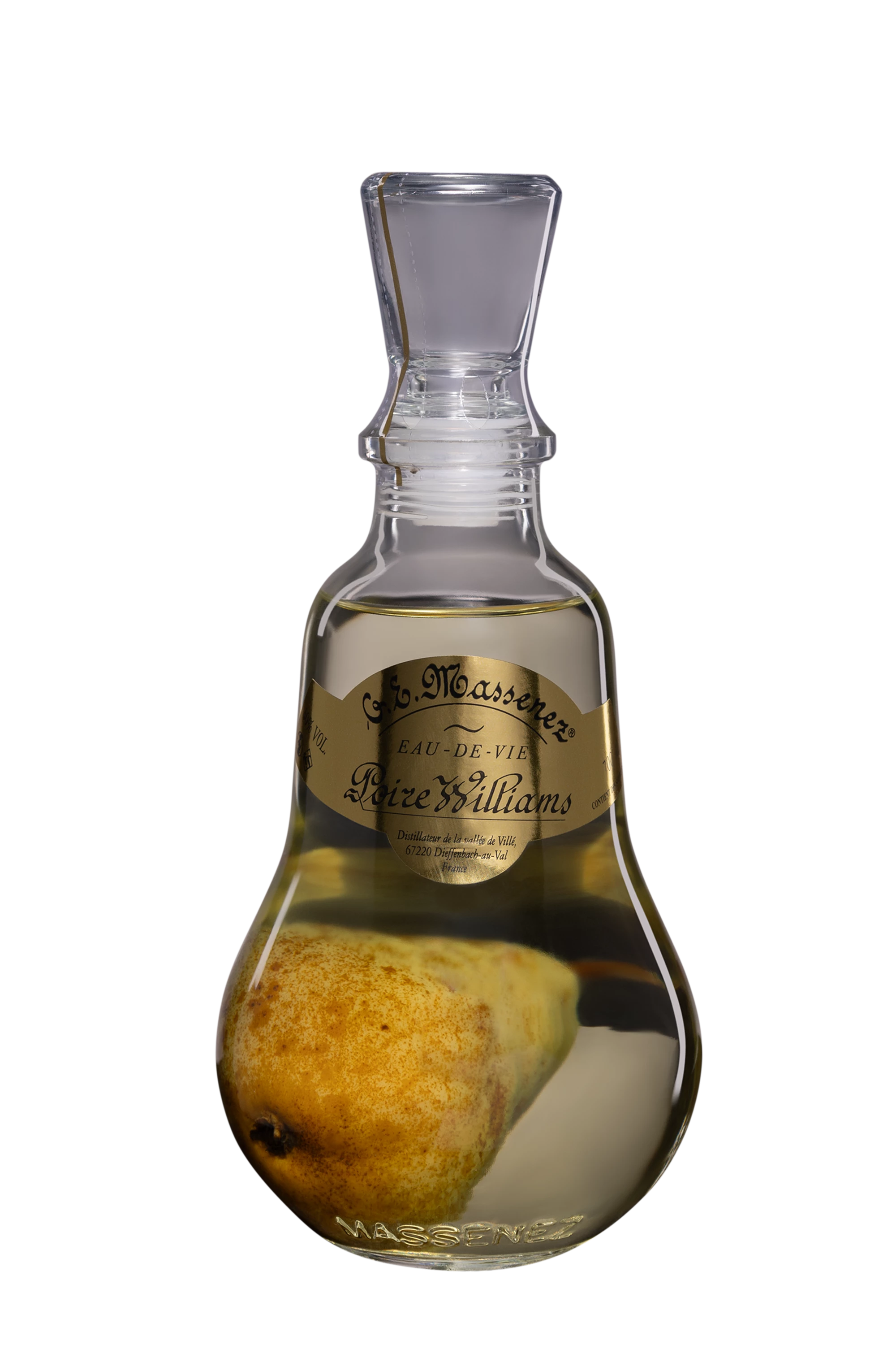 Distillerie Massenez - Eau de Vie d'Alsace "Poire Williams Prisonnière" 40°, 70cl