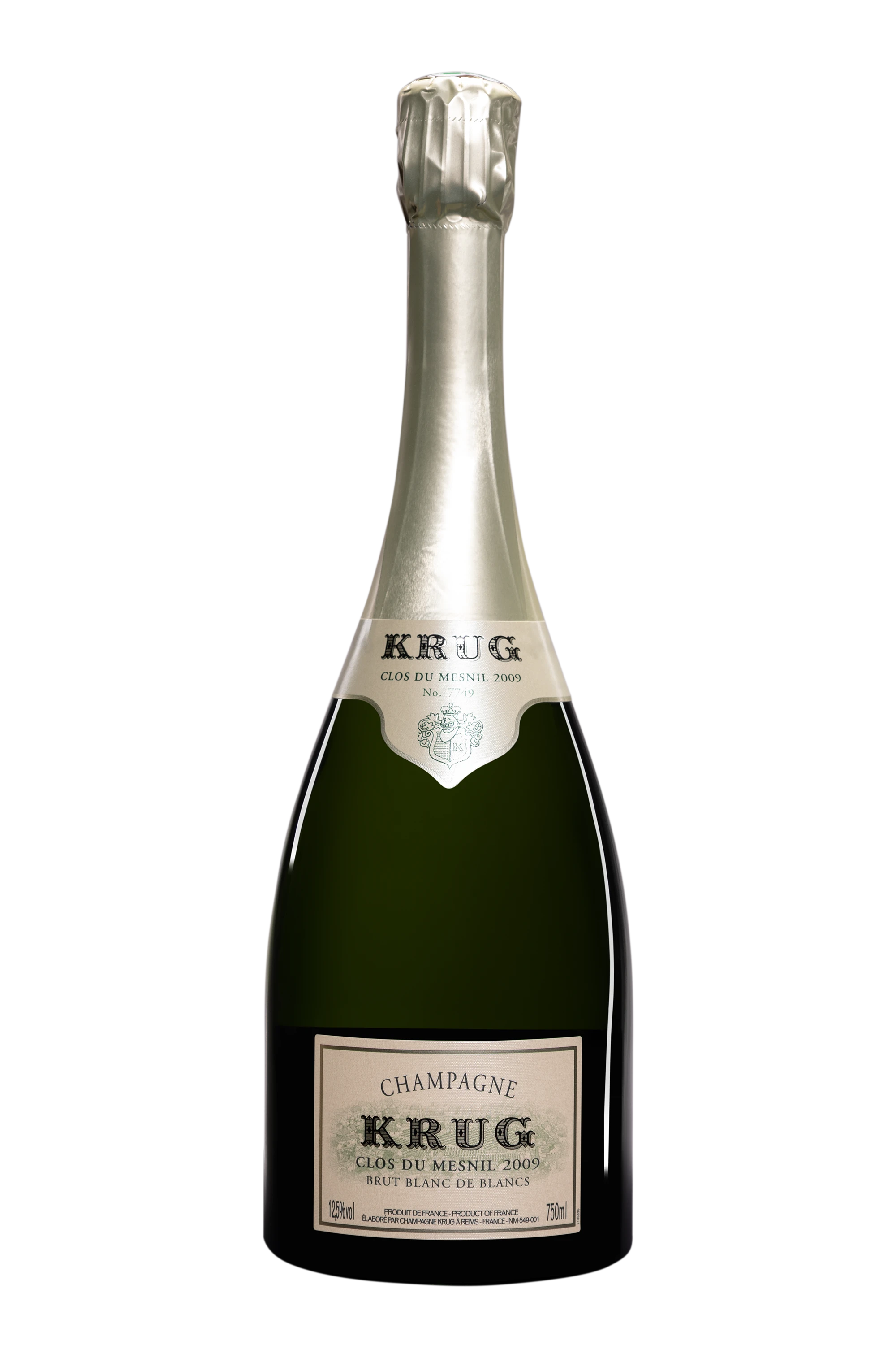 Maison Krug - Champagne Brut Blanc de Blancs Millésimé "Clos du Mesnil" Blanc 2009 12.5° Wooden case, 75cl