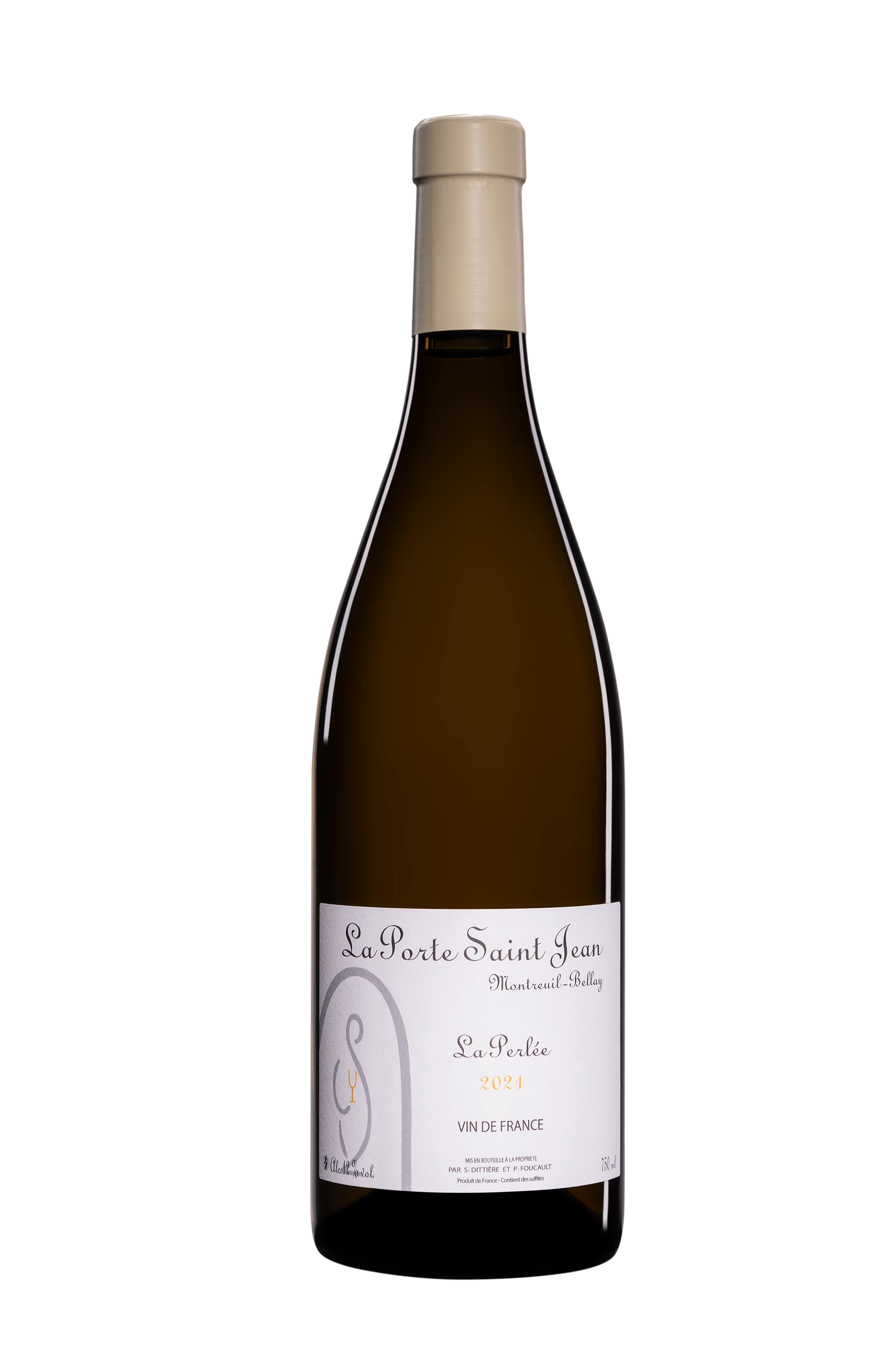 Domaine La Porte Saint Jean - Saumur "La Perlée" Blanc 2021 12°, 75cl