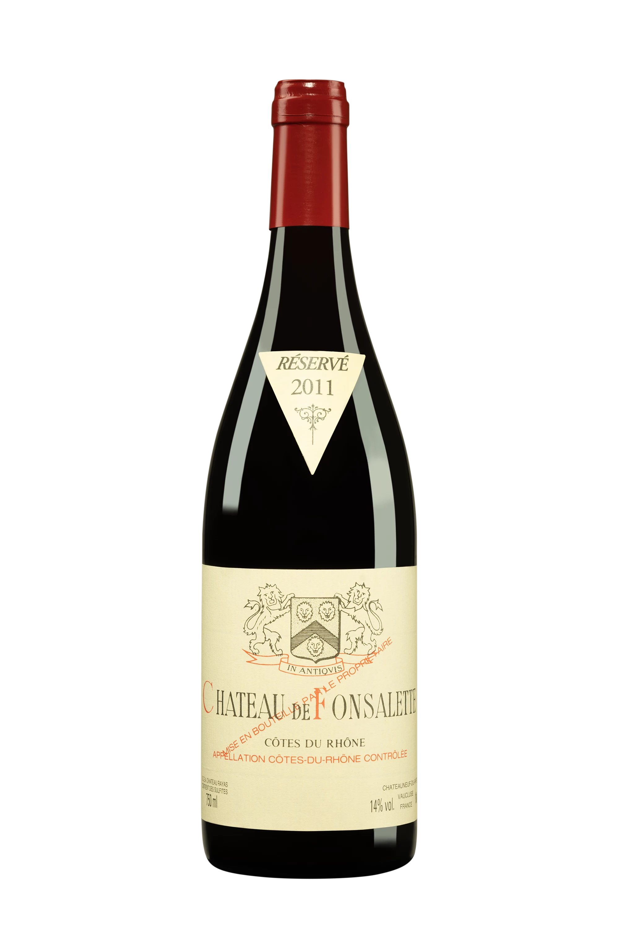 Château de Fonsalette - Côtes du Rhône Rouge 2011, 75cl