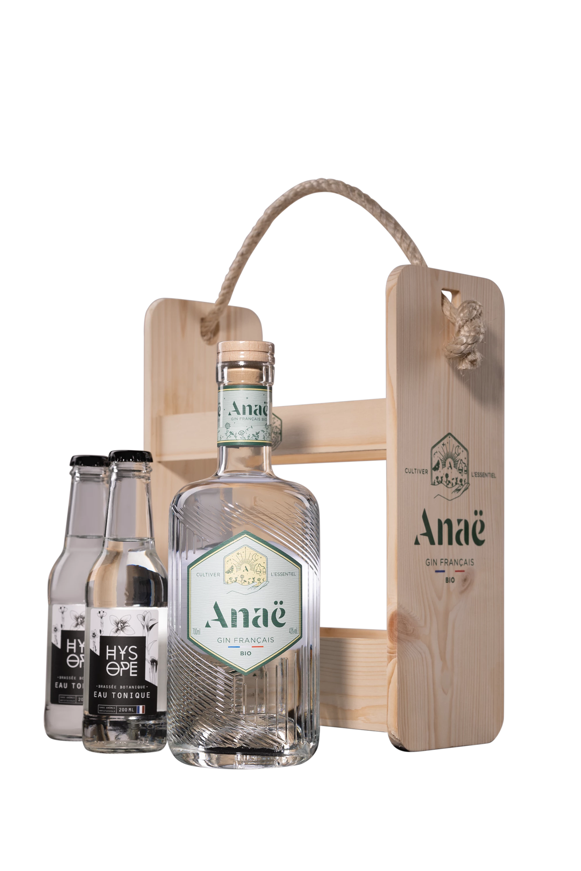 Anaë - Gin "Coffret Hysope" Blanc 43°, 70cl