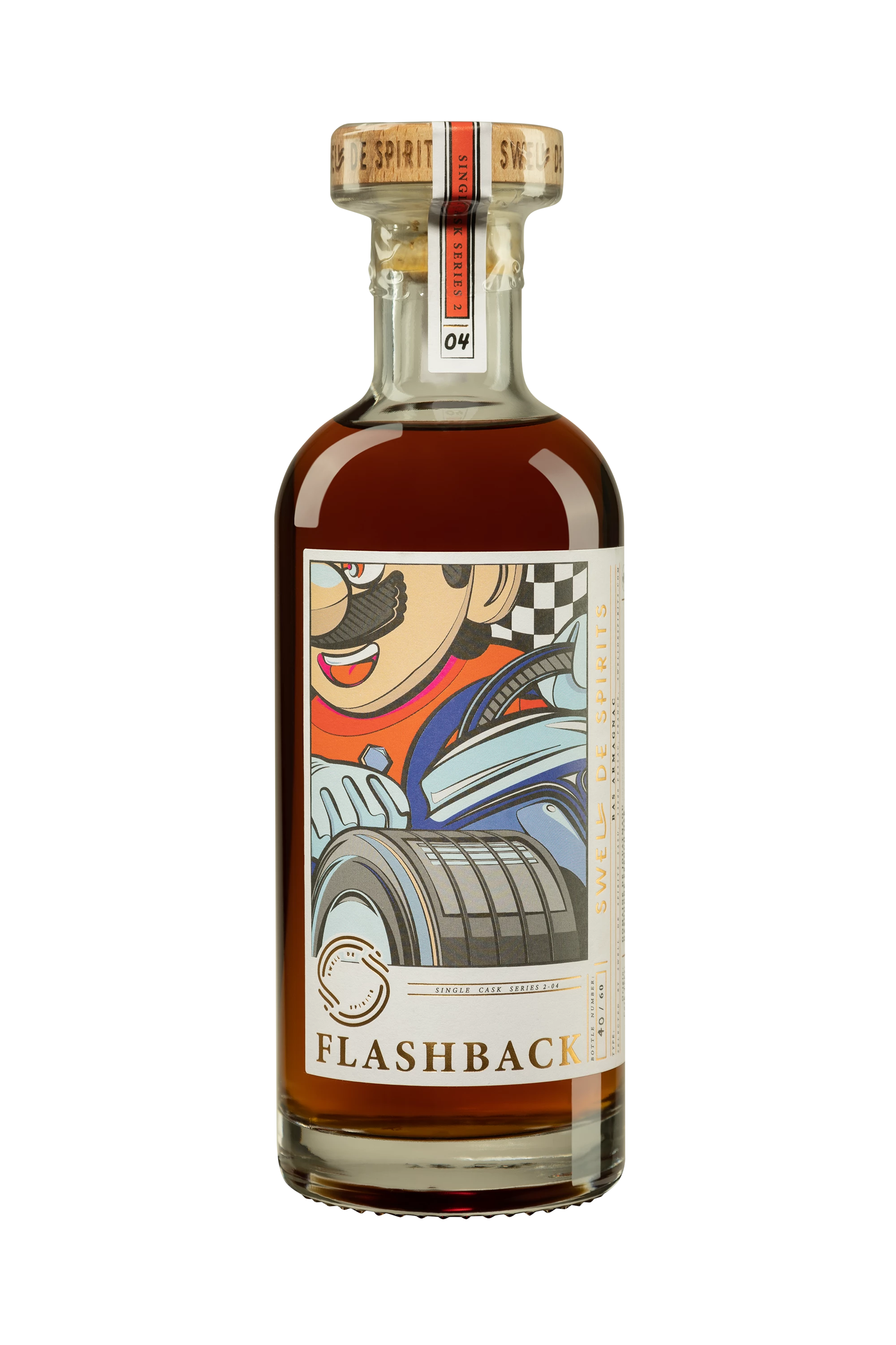 Swell de Spirits - Bas-Armagnac "Domaine de Jouatmaou - Flashback N°4" 1976 41.6°, 50cl