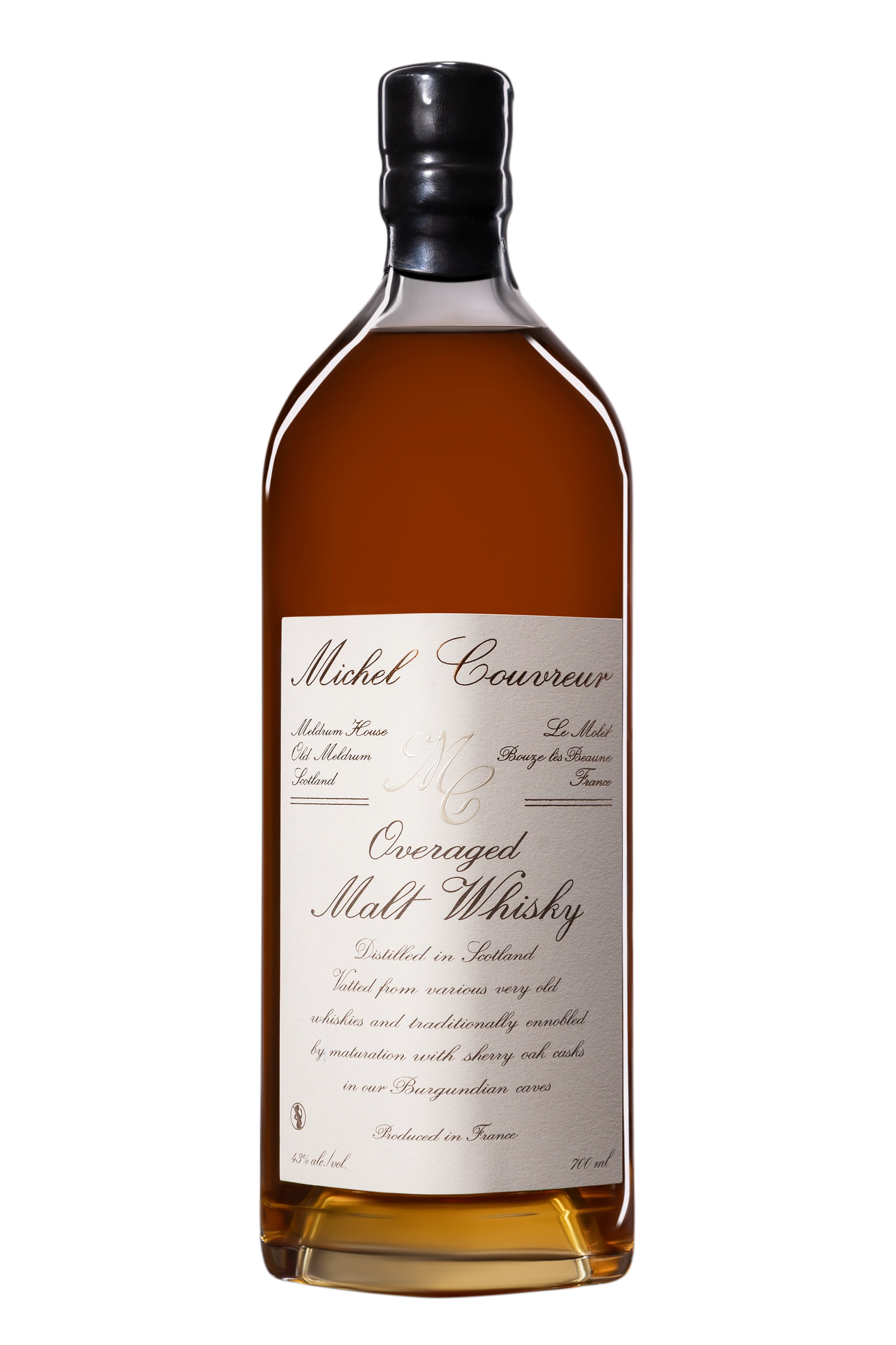 Michel Couvreur - Single Malt French Whisky "Overaged" Brun NV 43° Giftbox, 70cl