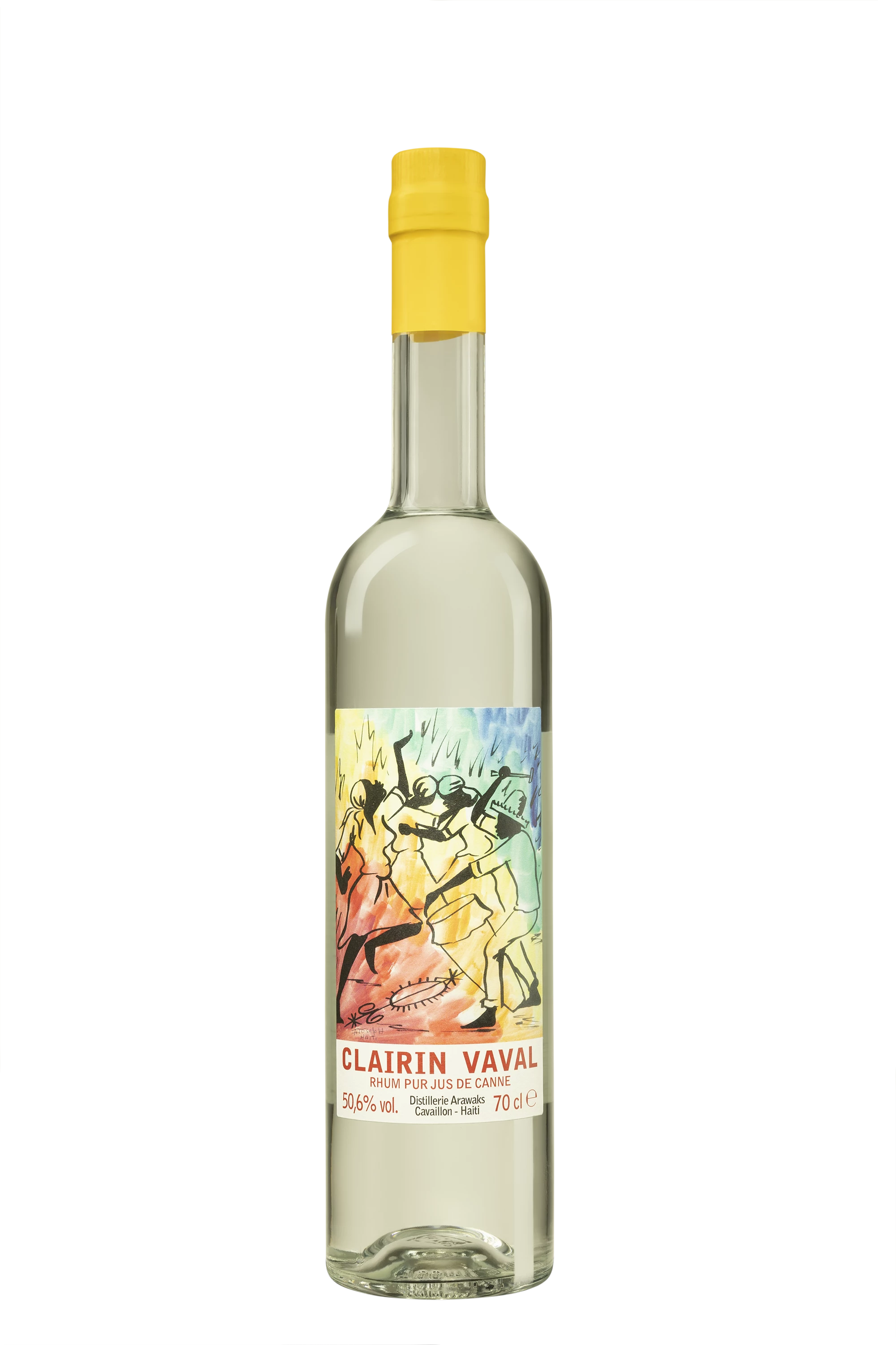 Spirit of Haiti - Clairin Pur Cane Juice Haïtian Rhum "Vaval" Blanc 2018 50.6° Giftbox, 70cl