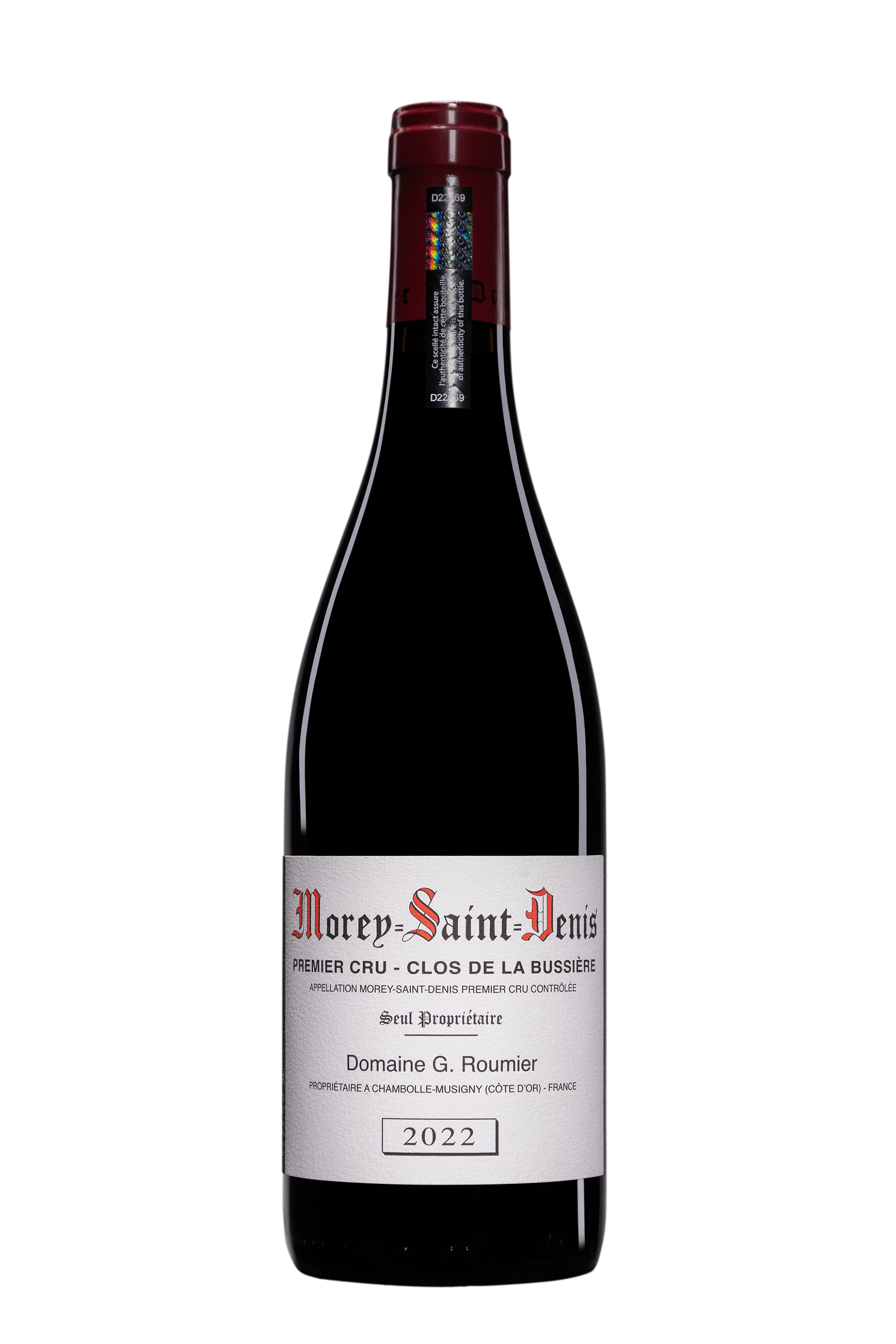 Domaine Georges Roumier - Morey-Saint-Denis 1er Cru "Clos de la Bussière" Rouge 2022 13°, 75cl