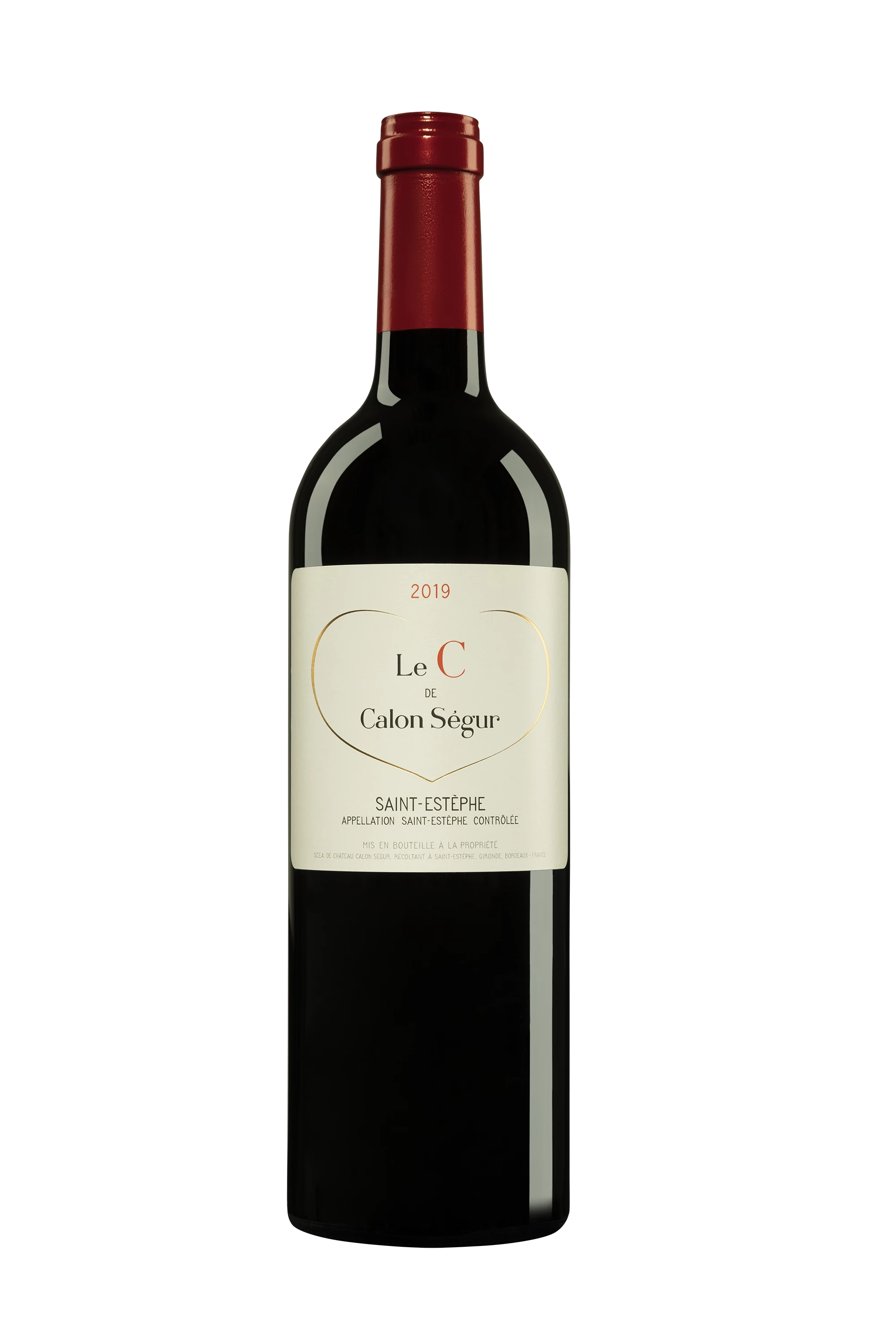 Château Calon Ségur - Saint-Estèphe "Le C de Calon Ségur - Troisième Vin de Château Calon Ségur" Rouge 2019 14.5°, 75cl