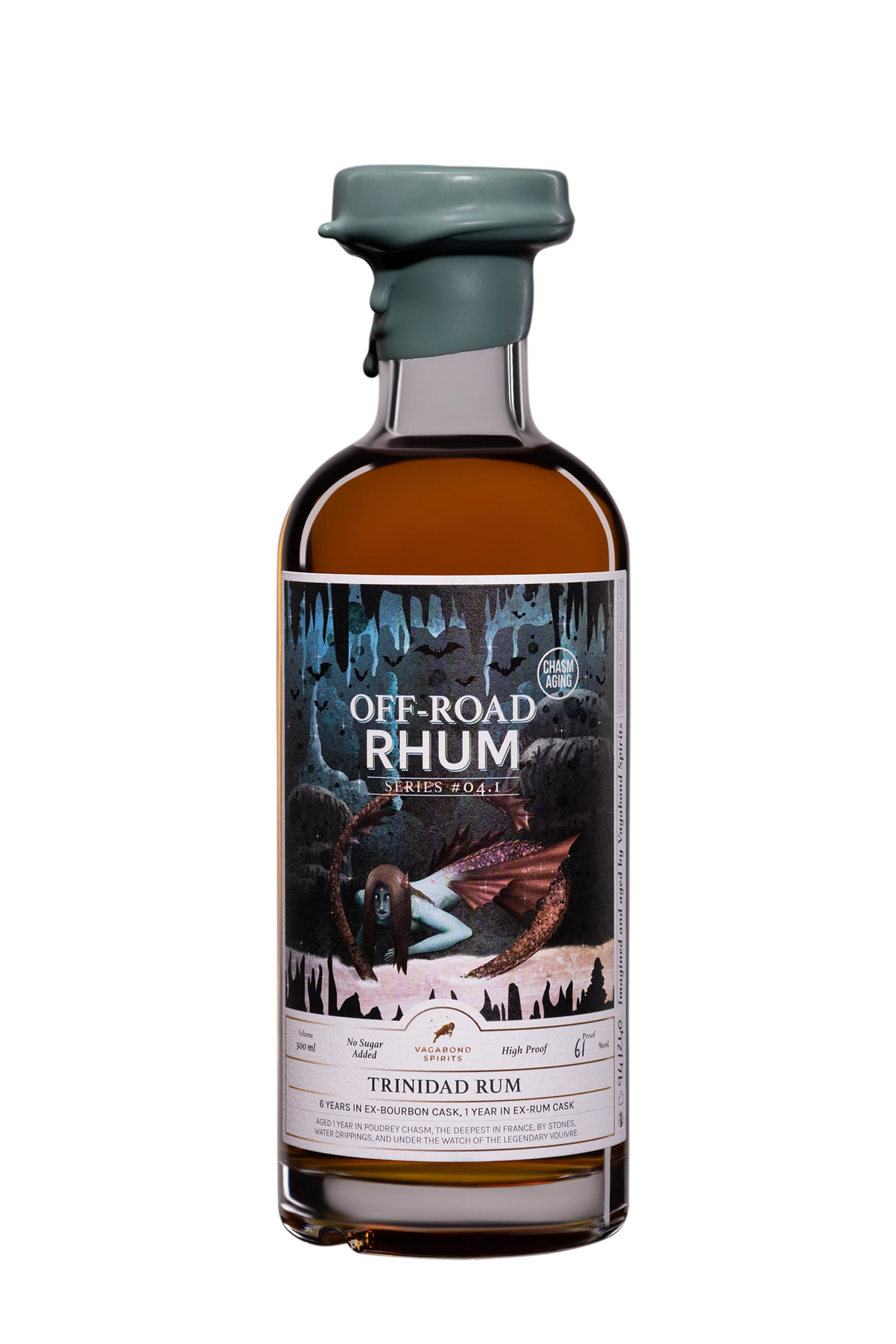 Vagabond Spirits - Molasses Trinidadian Rhum "Off-Road Rhum - Series #04.1" Brun 61° Giftbox, 50cl