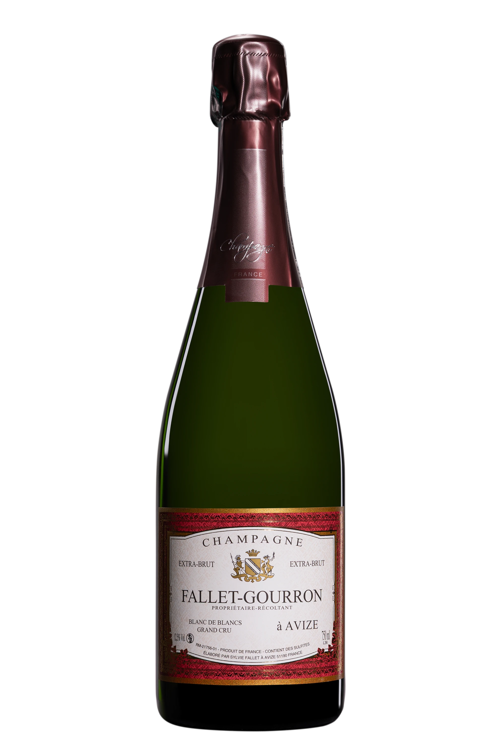 Domaine Fallet-Gourron - Champagne Extra-Brut Grand Cru Blanc de Blancs Blanc Vendange 2018-2019 12.5°, 75cl