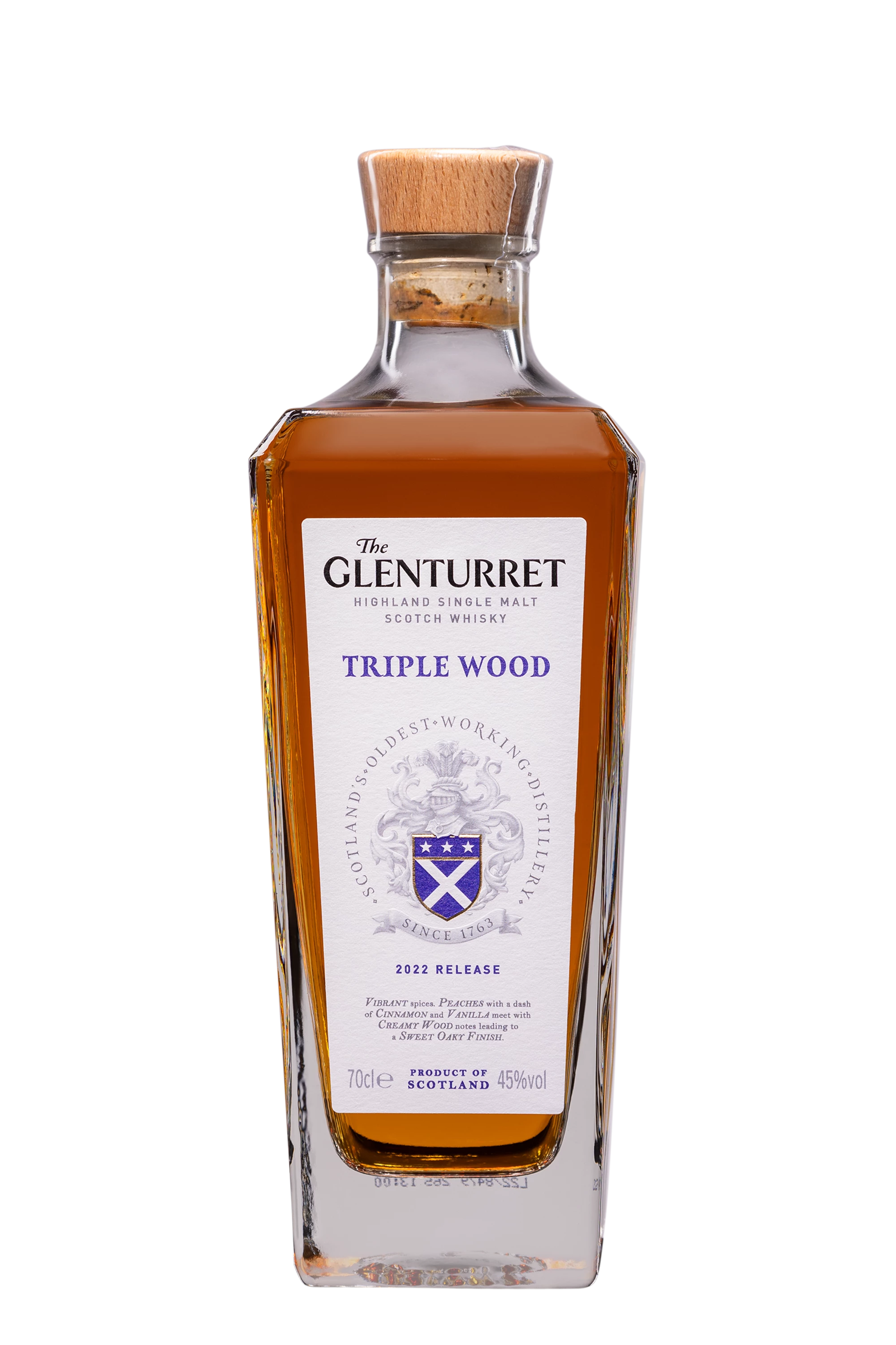 The Glenturret - Single Malt Scotch Whisky "Triple Wood - Release 2022" 43° Giftbox, 70cl