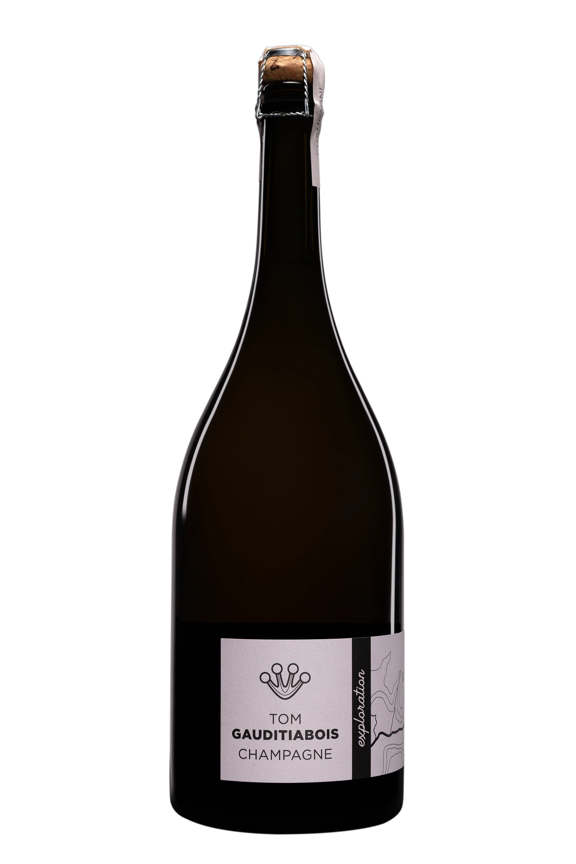 Domaine Tom Gauditiabois - Champagne Brut Nature "Exploration E|03" Blanc Vendange 03 Sep. 2018 Dégorgement 17 Dec. 2024 12.5° Giftbox, 150cl