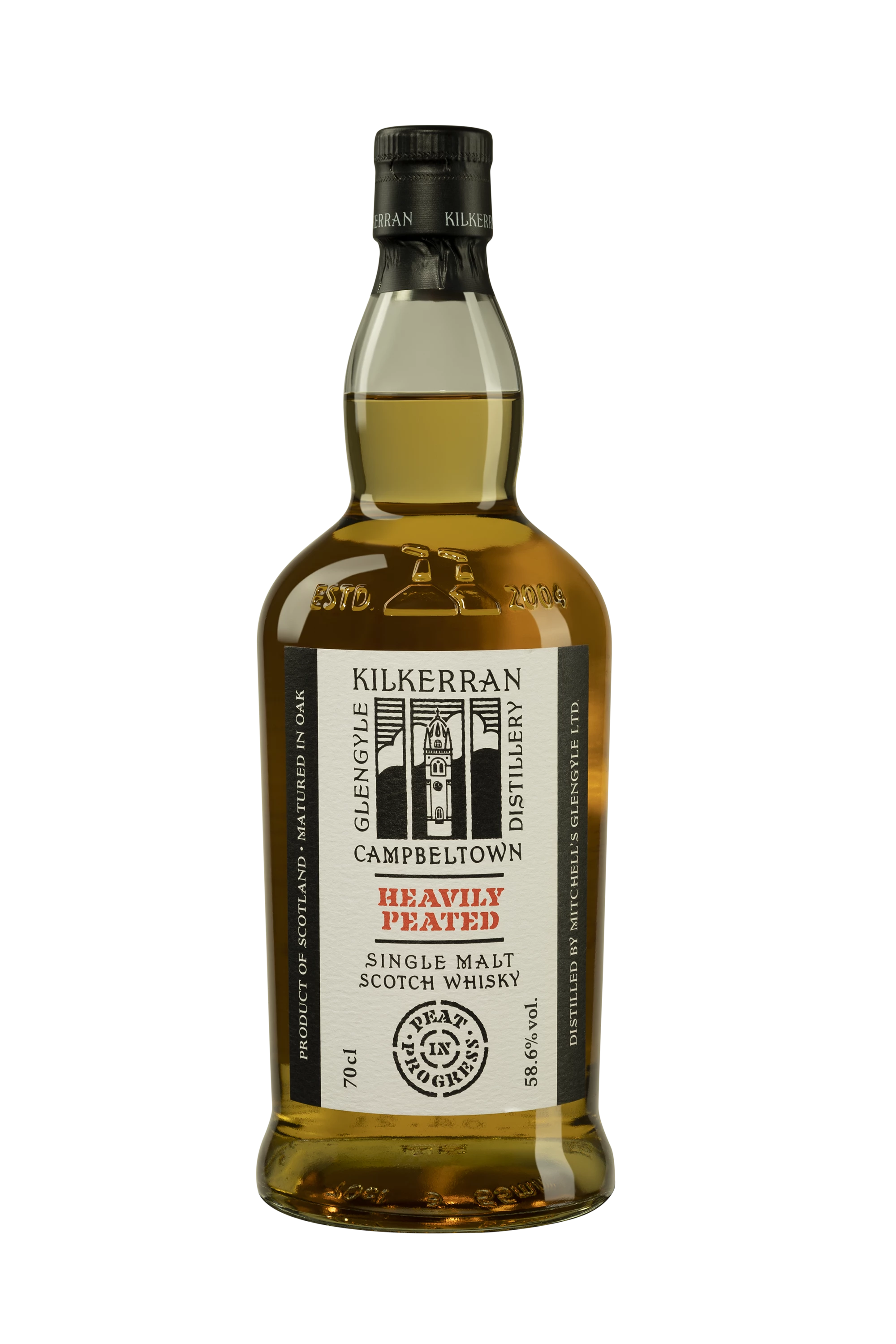 Kilkerran - Single Malt Scotch Whisky "Heavily Peated - Batch 4" 58.6° Giftbox, 70cl