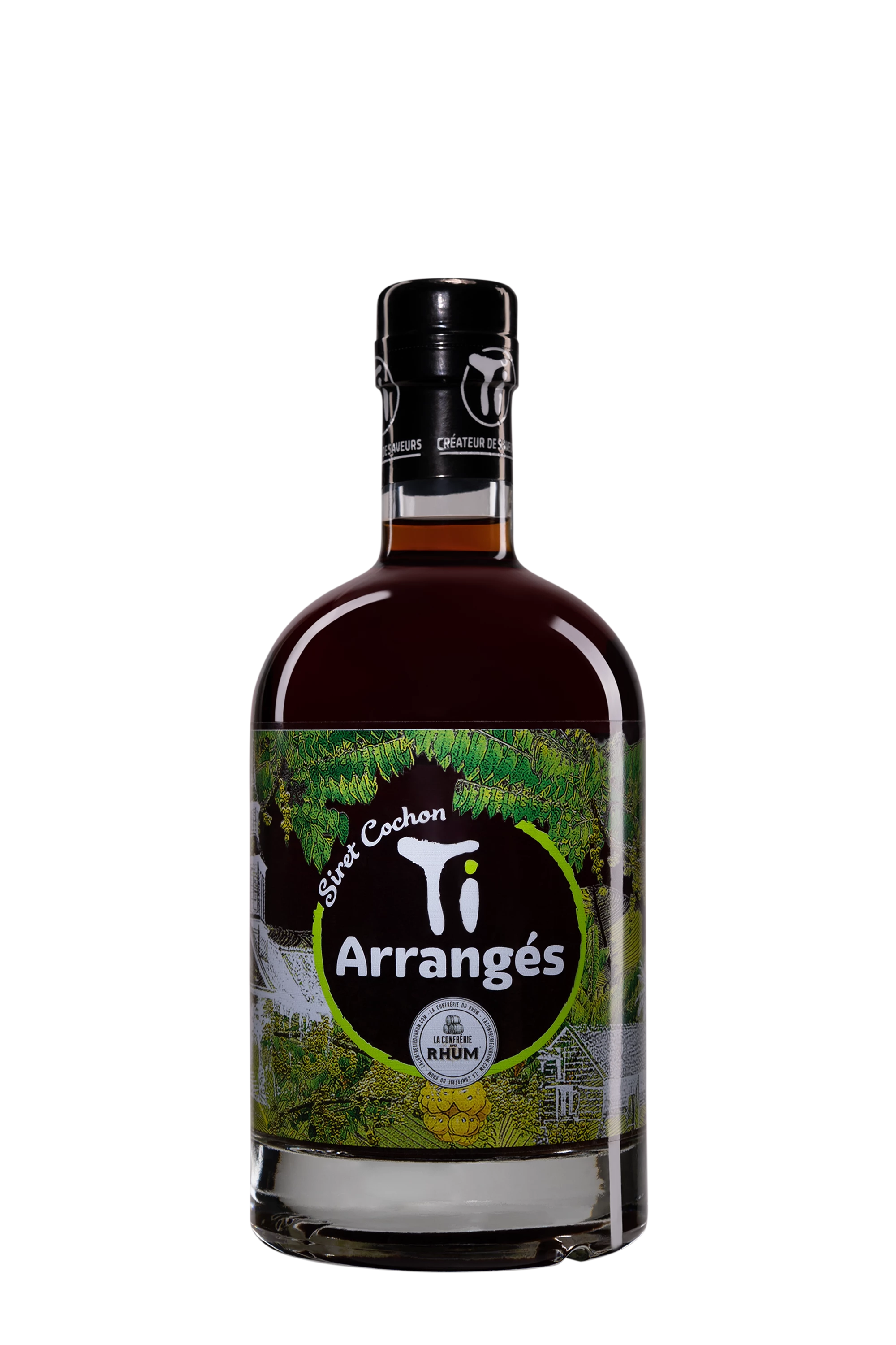 Les Rhums de Ced" - Punch au Rhum "La Confrérie du Rhum - Siret Cochon" 46.5°, 70cl