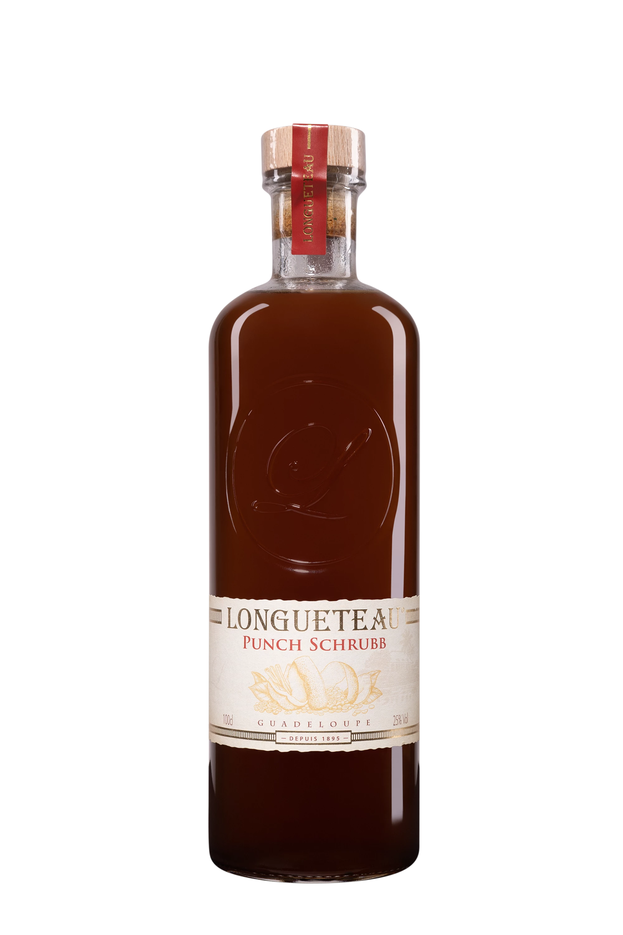 Longueteau - Punch au Rhum "Schrubb" 25°, 100cl