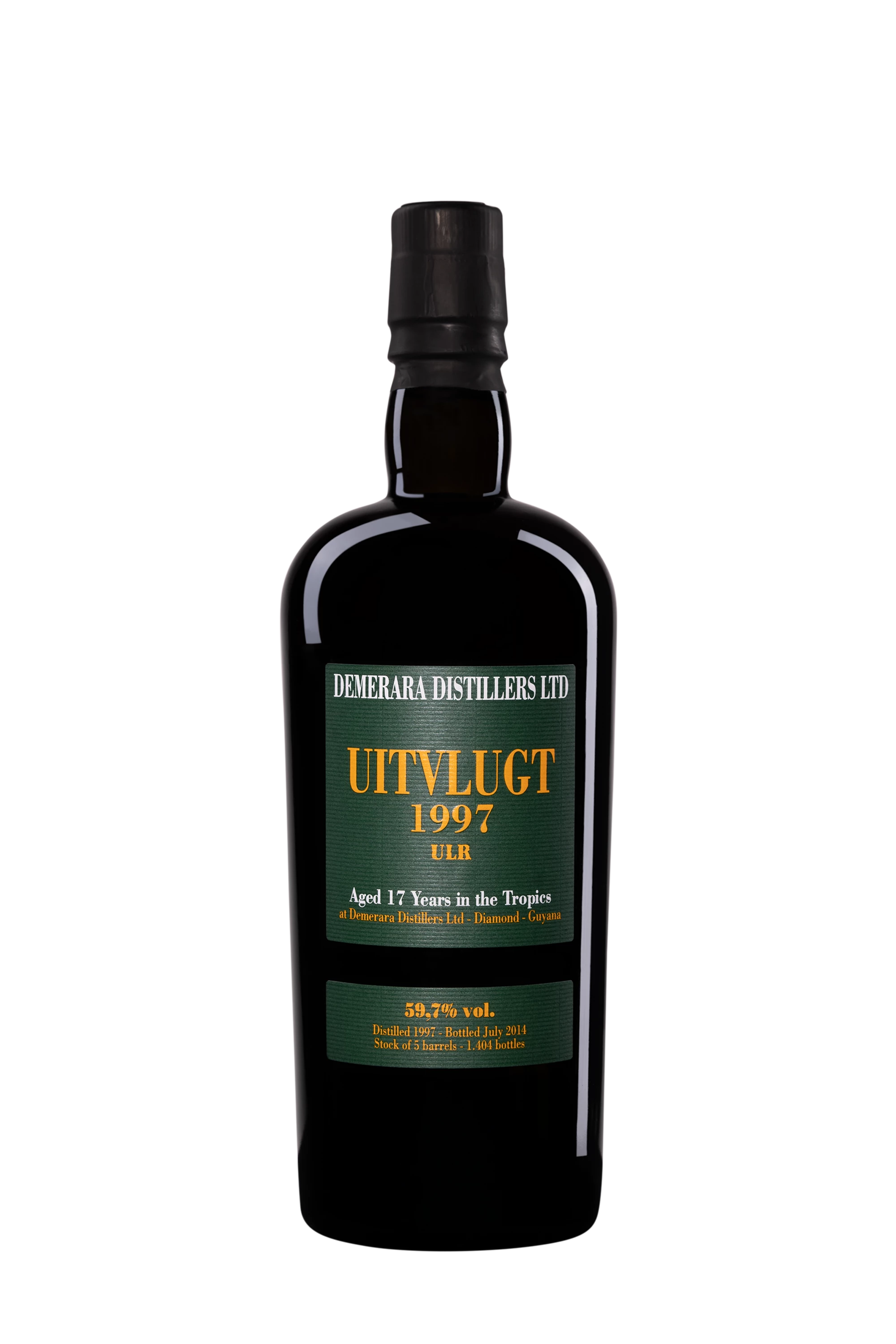 Vélier - Molasses British Guyana Rhum "17 Ans Uitvlugt - Demerara ULR" Brun 1997 59.7° Giftbox, 70cl