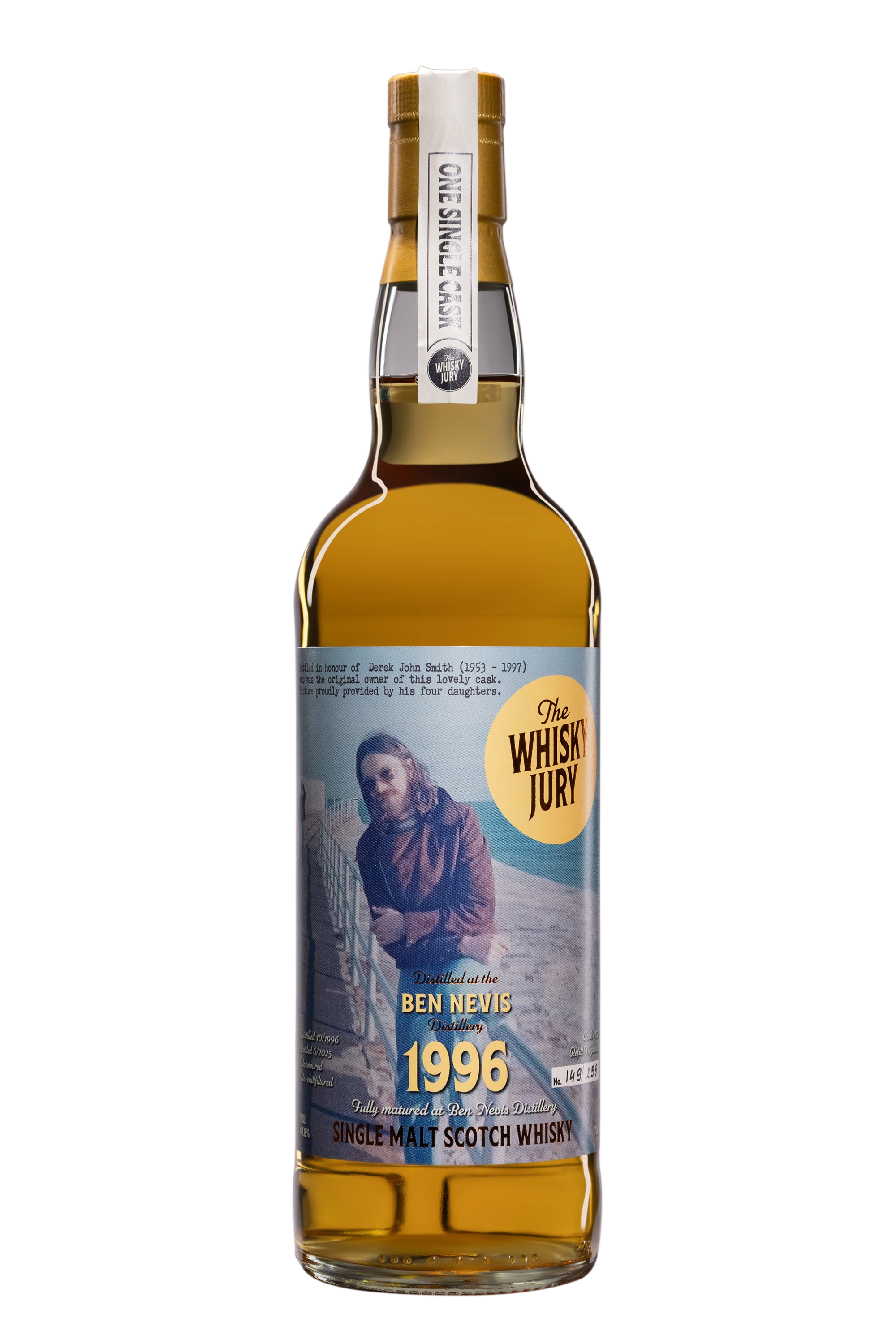 The Whisky Jury - Single Malt Scotch Whisky "28 Ans Ben Nevis - Single Cask #1321" Brun 1996 47.8°, 70cl