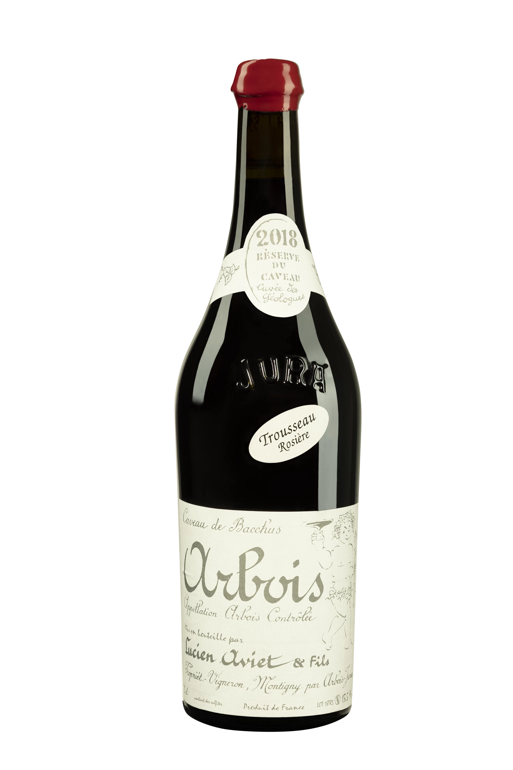 Domaine Lucien Aviet - Arbois "Trousseau - Rosière - Cuvée des Géologues" Rouge 2018, 75cl