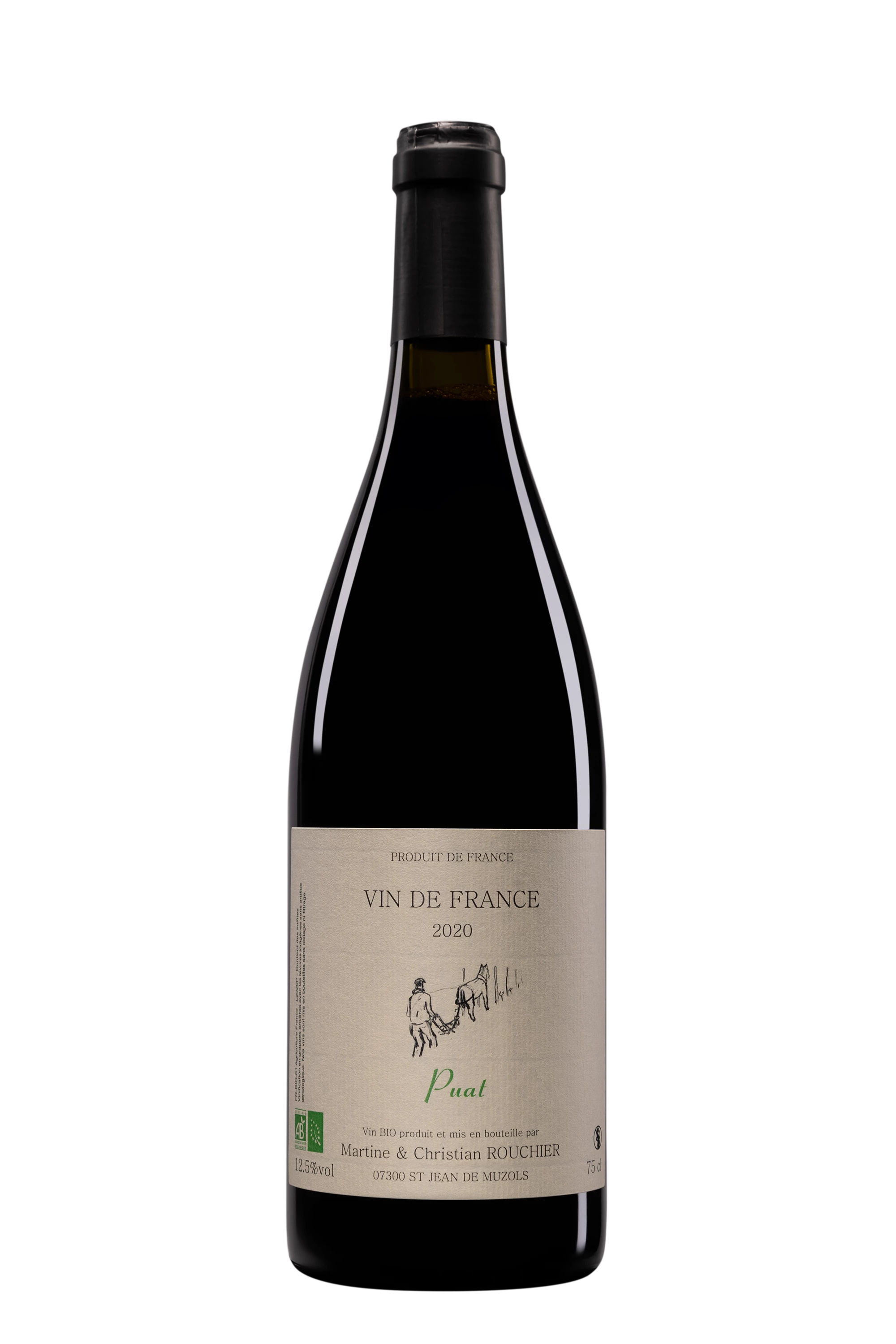 Domaine Martine & Christian Rouchier - Vin de France "Puat" Rouge 2020 12.5°, 75cl