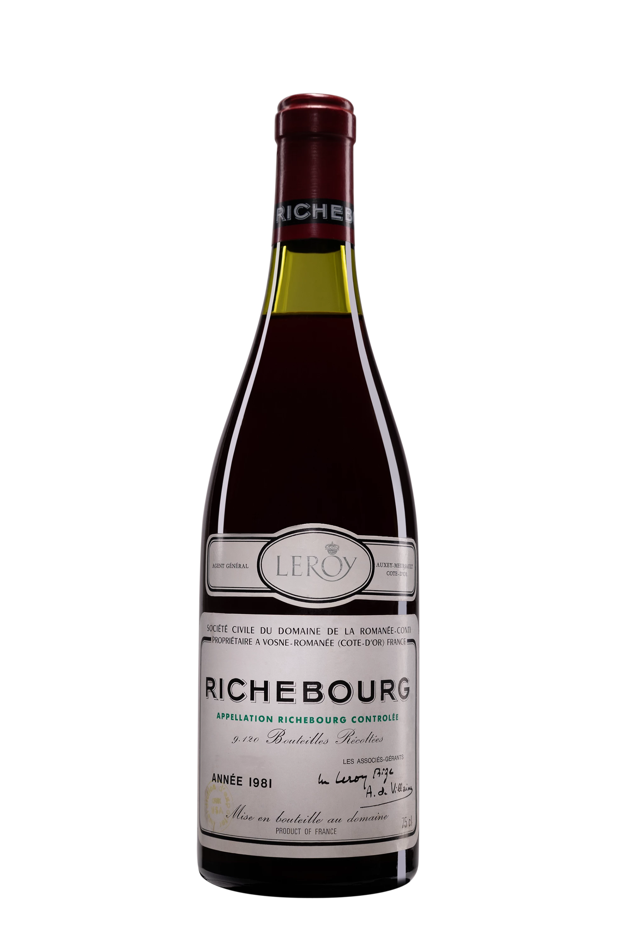 Domaine de la Romanée Conti - Richebourg Grand Cru Rouge 1981 13°, 75cl