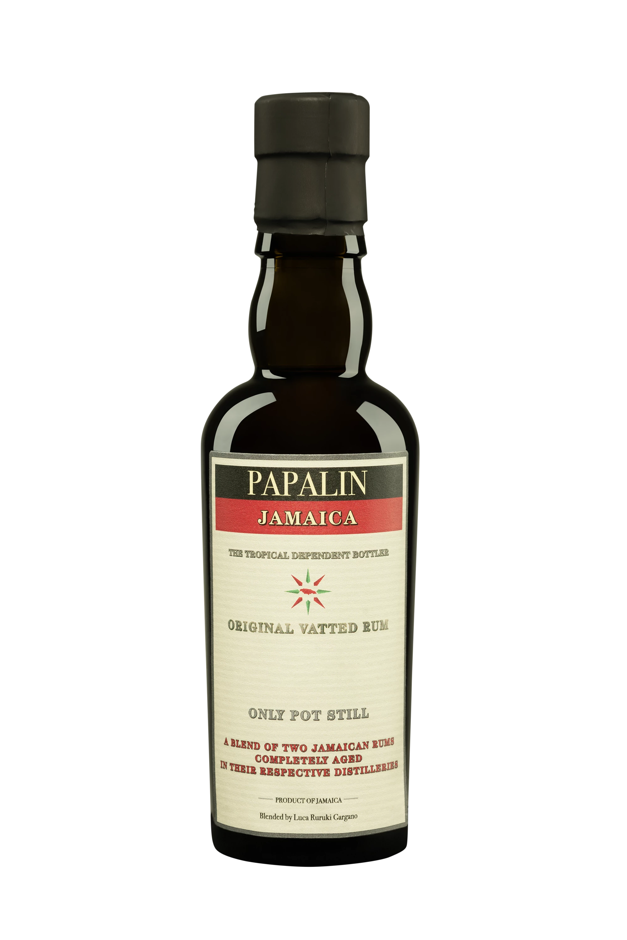 Vélier  - Molasses Jamaican Rhum "Papalin -  7 Ans" Brun 57.18° Giftbox, 10cl