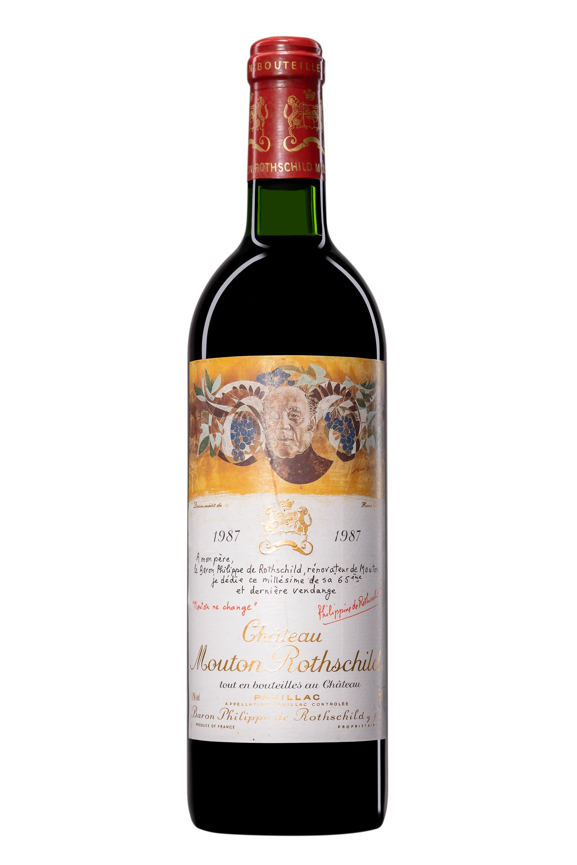Château Mouton Rothschild - Pauillac 1er Grand Cru Classé Rouge 1987, 75cl