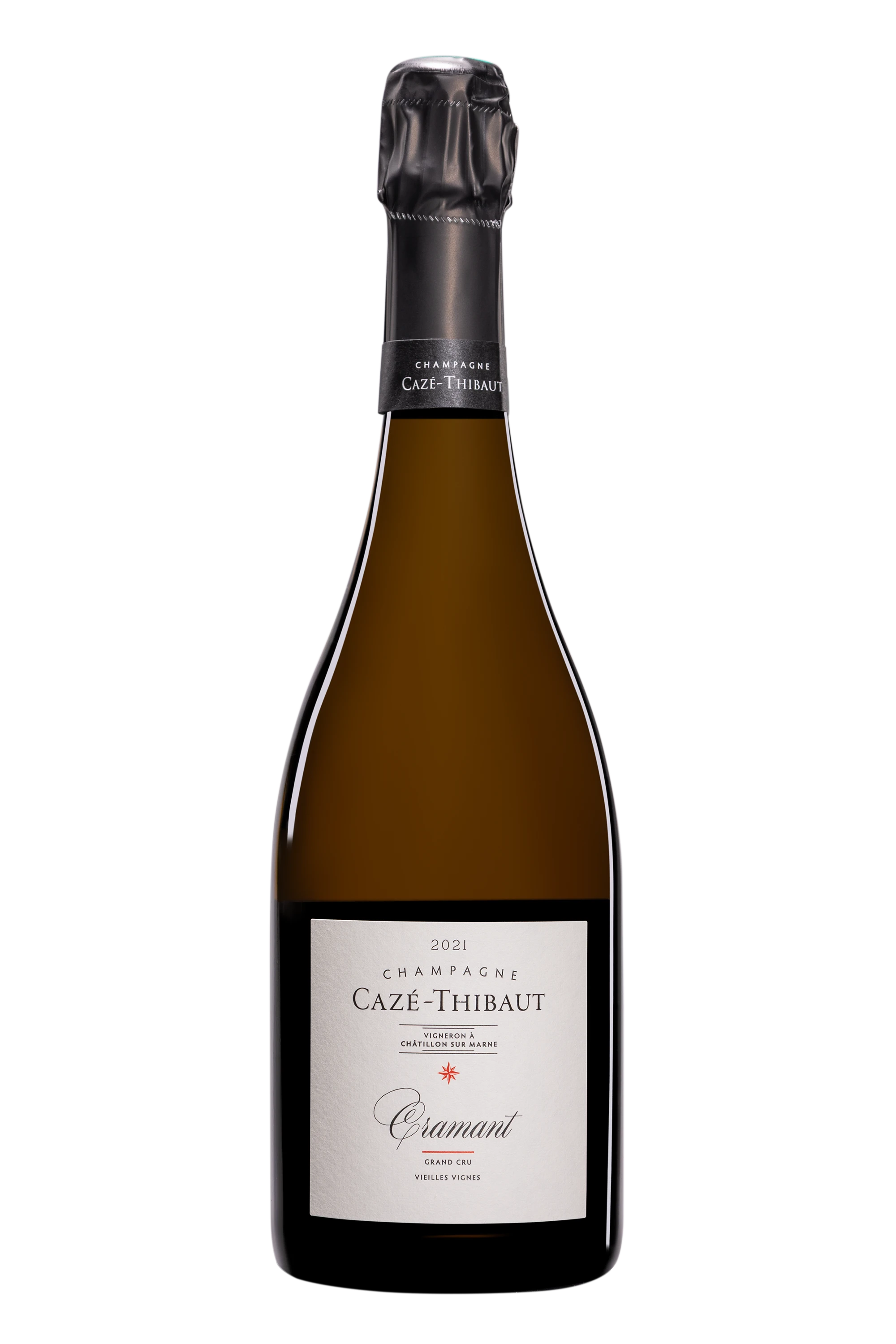 Domaine Cazé-Thibaut - Champagne Extra-Brut Grand Cru Blanc de Blancs Millésimé "Cramant" Blanc 2021 Dégorgement 27 Jan. 2026 12.5°, 75cl