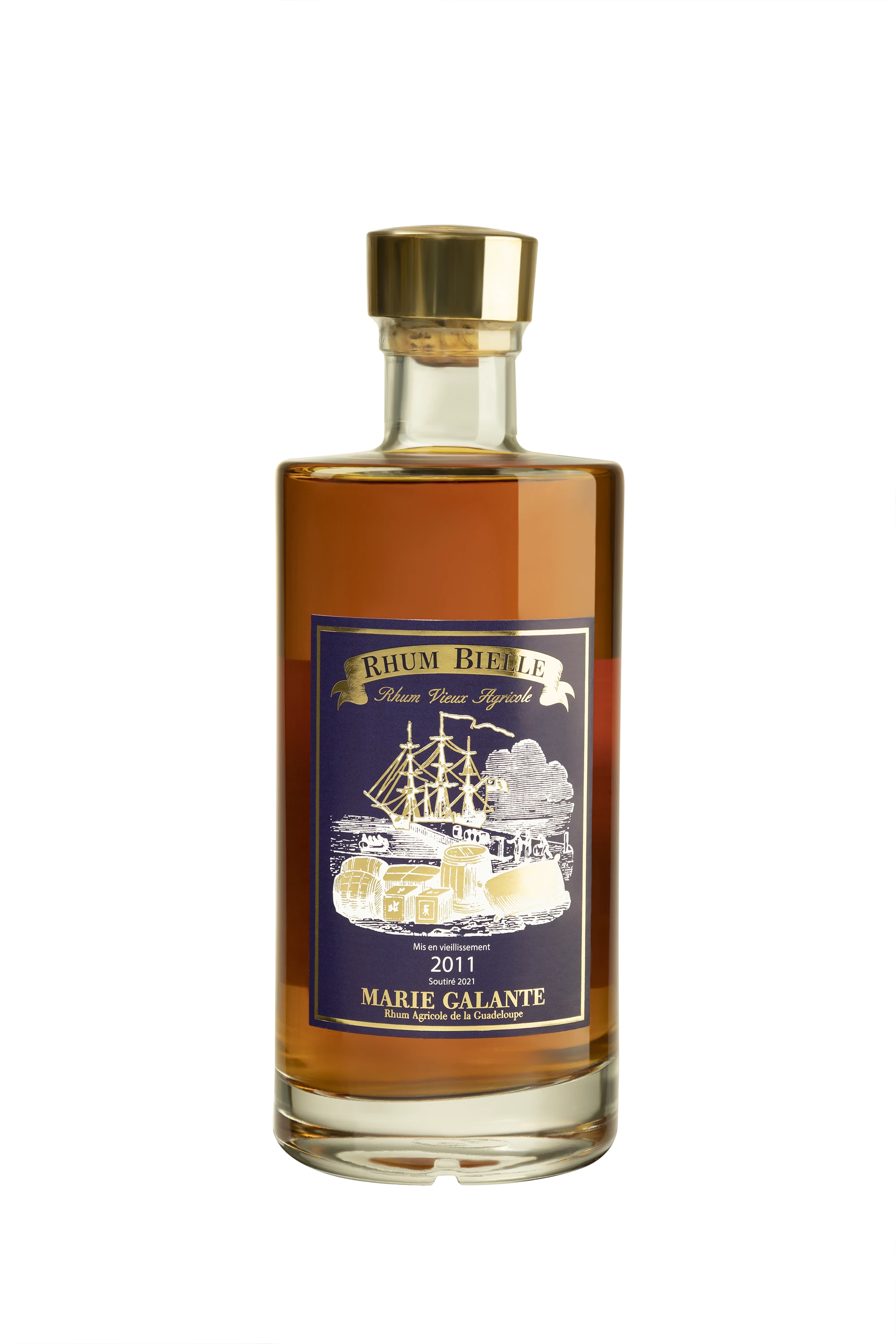 Bielle - Rhum Vieux Agricole de Guadeloupe "10 Ans" Brun 2011 45° Giftbox, 70cl