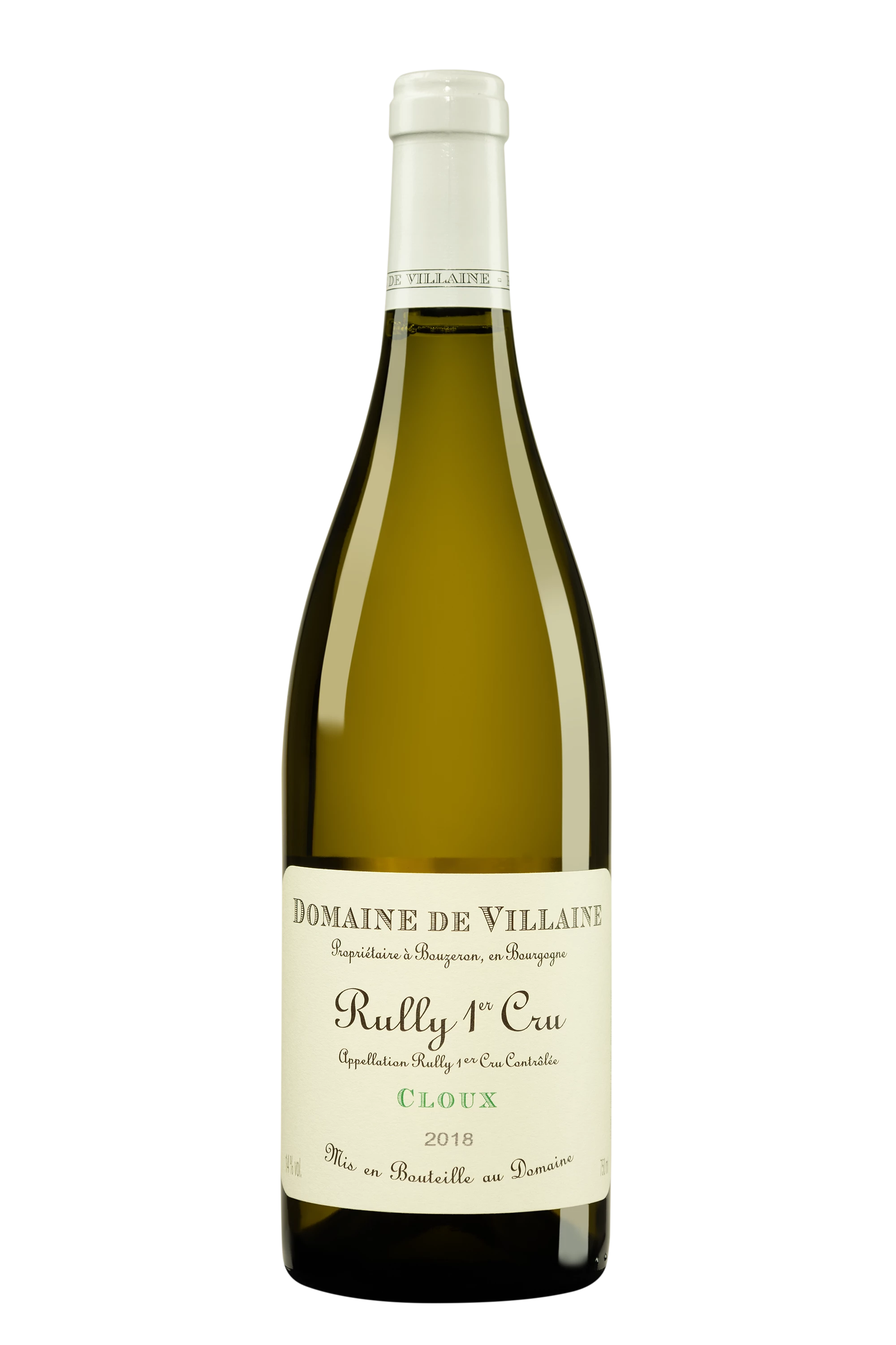 Domaine de Villaine - Rully 1er Cru "Cloux" Blanc 2018, 75cl
