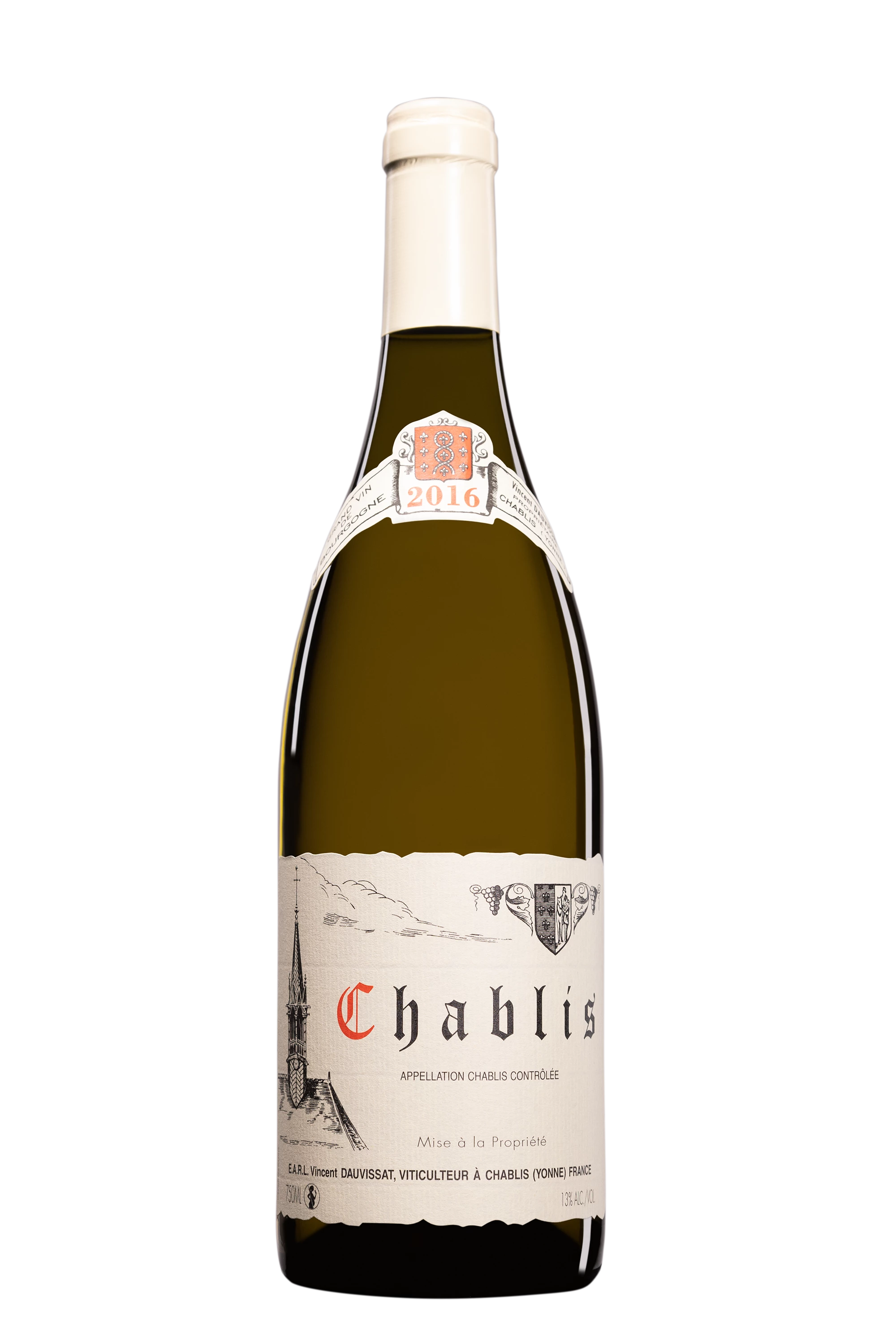 Domaine Vincent Dauvissat - Chablis "Villages" Blanc 2016, 75cl