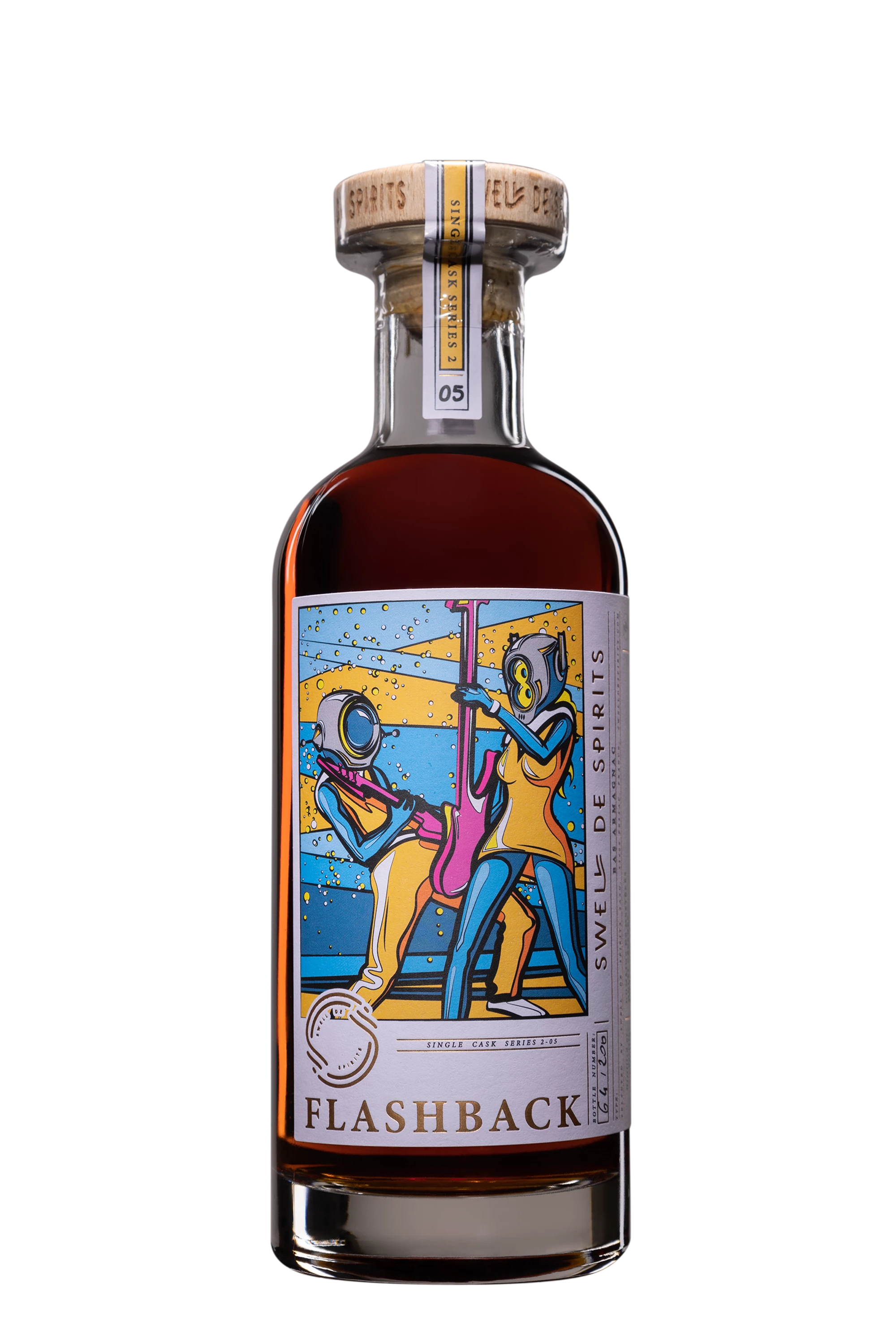 Swell de Spirits - Bas-Armagnac "Domaine de Mestépès - Flashback N°5" 1990 58.2°, 50cl