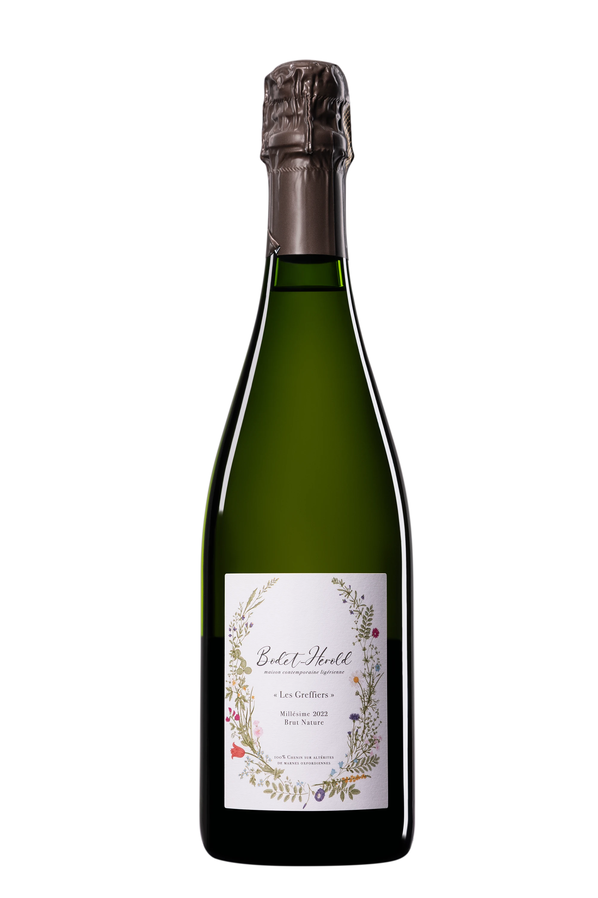 Maison Bodet-Herold - Crémant de Loire Brut Nature Millésimé "Les Greffiers" Blanc 2022 12°, 75cl