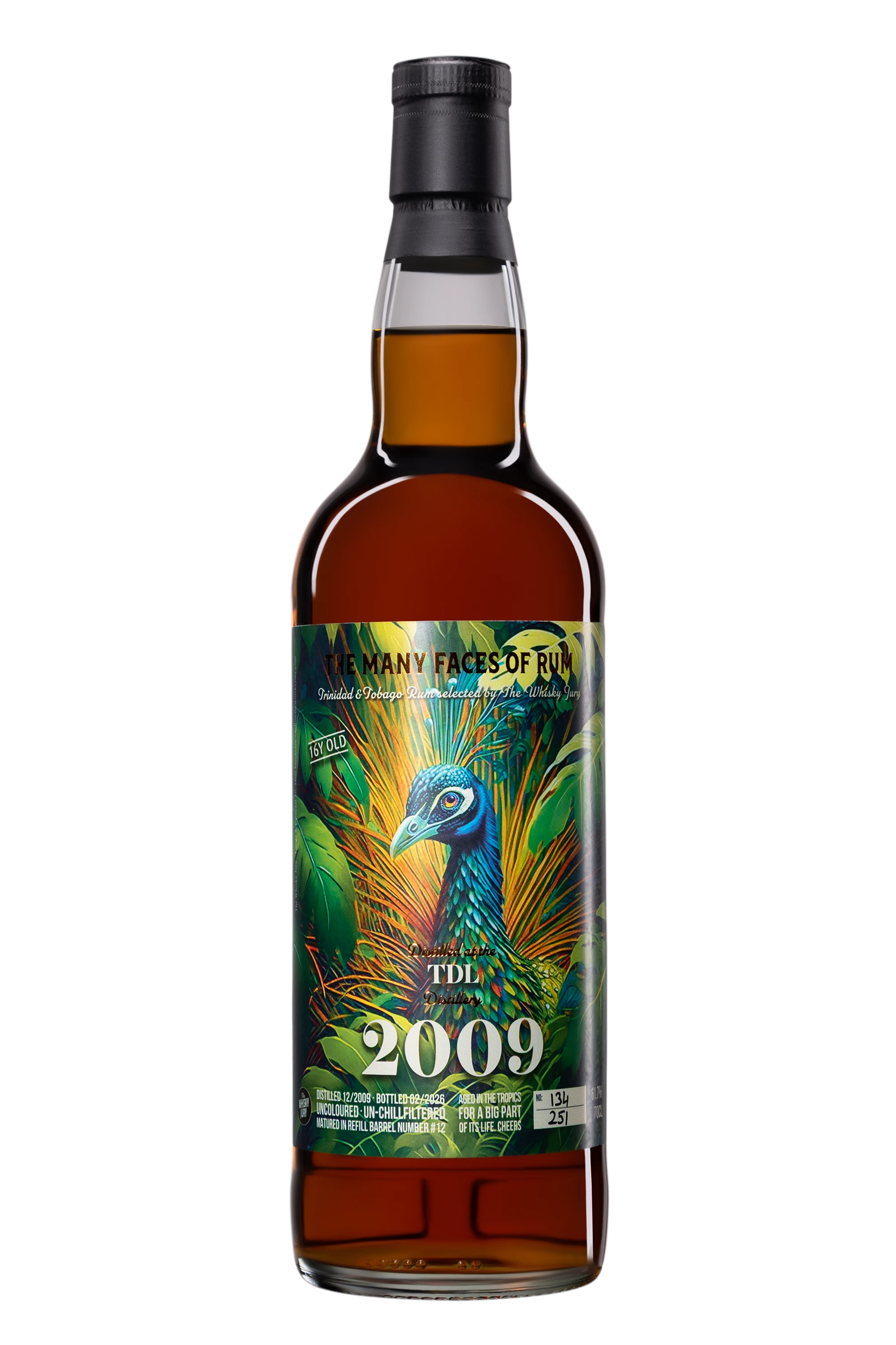 The Whisky Jury - Rhum "16 Trinidad Distillers Limited" Brun 2009 61.7°, 70cl