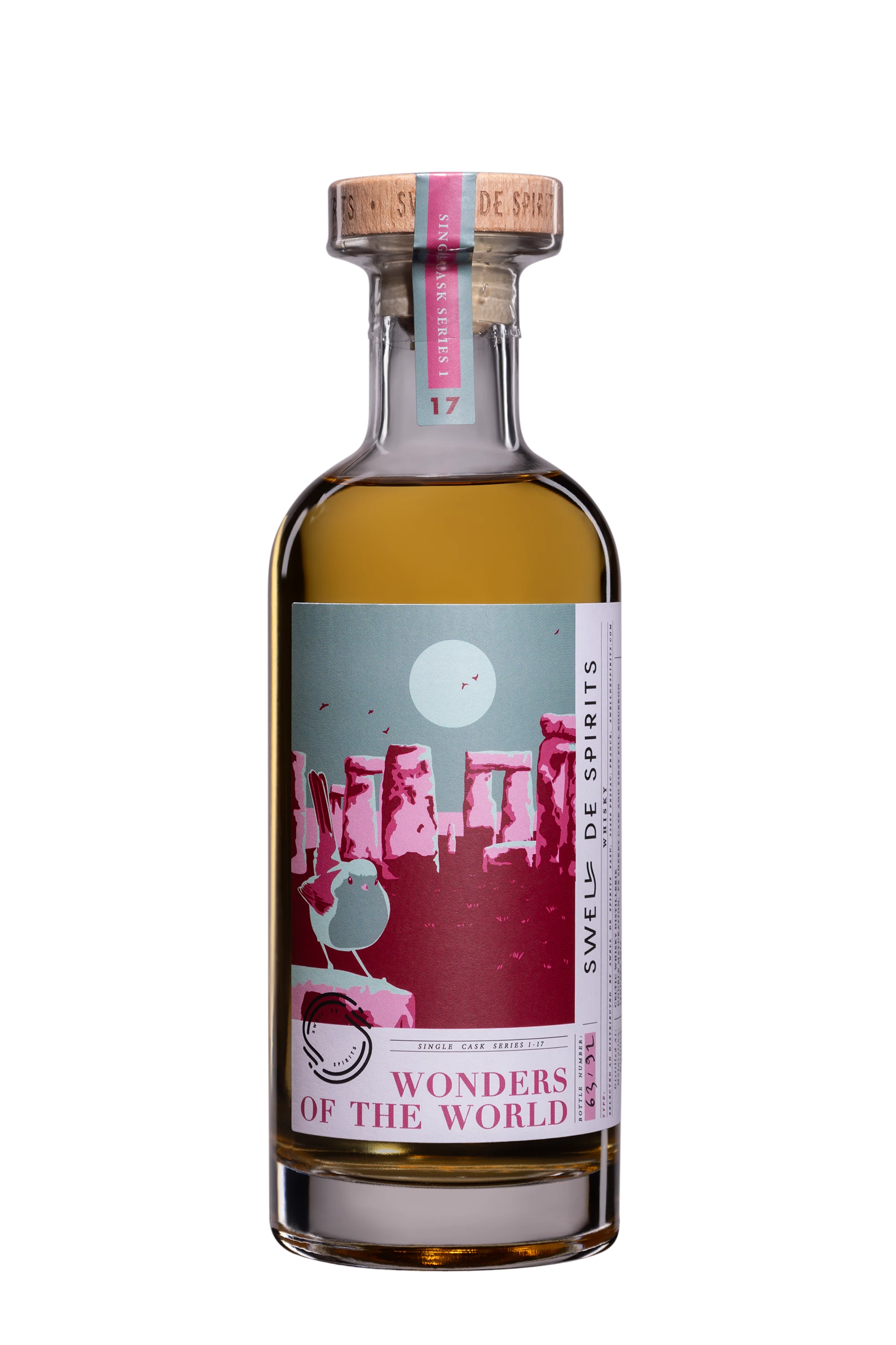Swell de Spiritis - Single Malt French Whisky "7 Ans Kornog - Wonders of the World N°17" 2016 52.7°, 50cl
