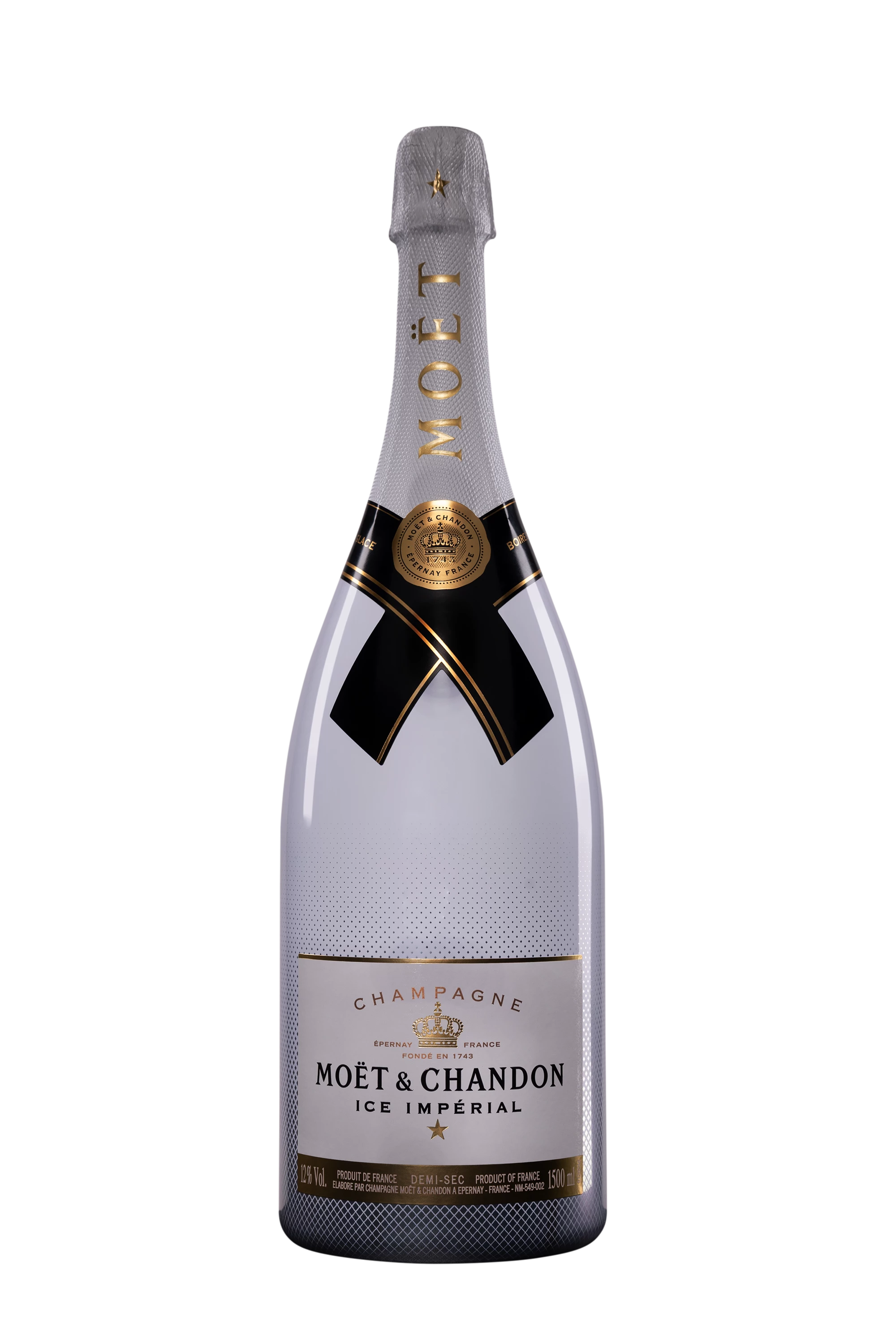 Maison Moët & Chandon - Champagne Demi-Sec "Ice Impérial" Blanc NV 12°, 150cl