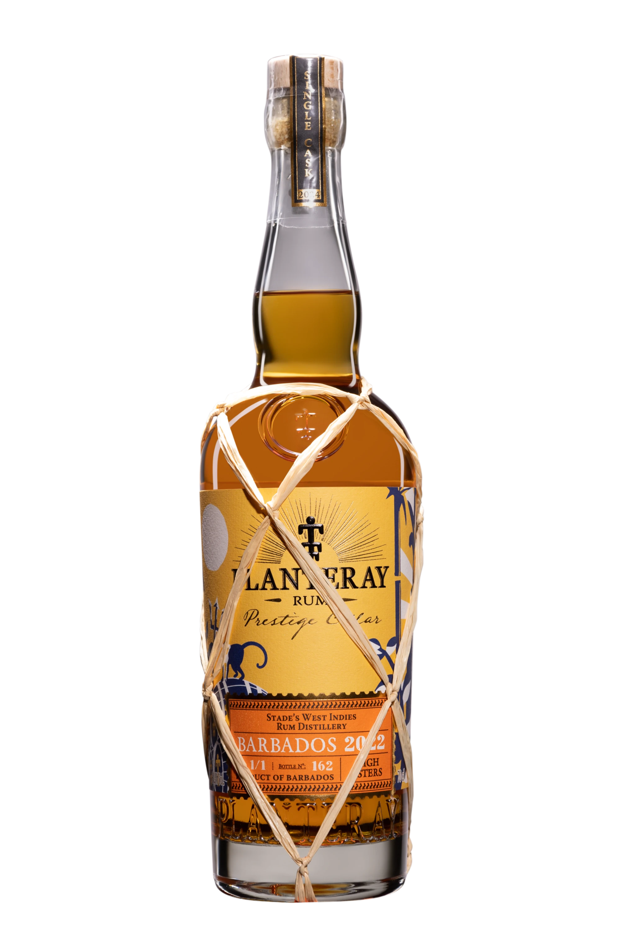 Planteray - Molasses Barbados Rhum "High Ester French Exclusive" Brun 2022 60.1° Giftbox, 70cl