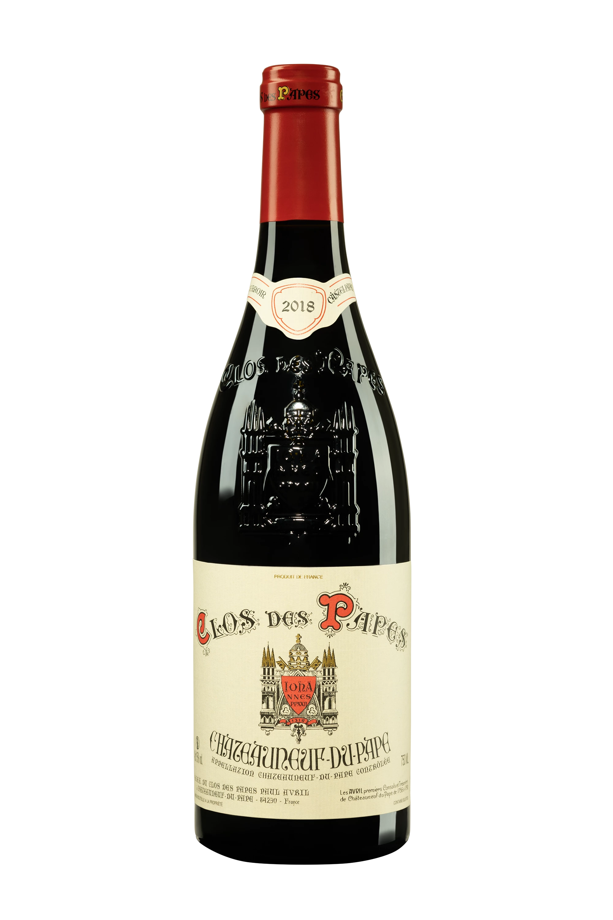 Clos des Papes - Châteauneuf-du-Pape Rouge 2018, 75cl