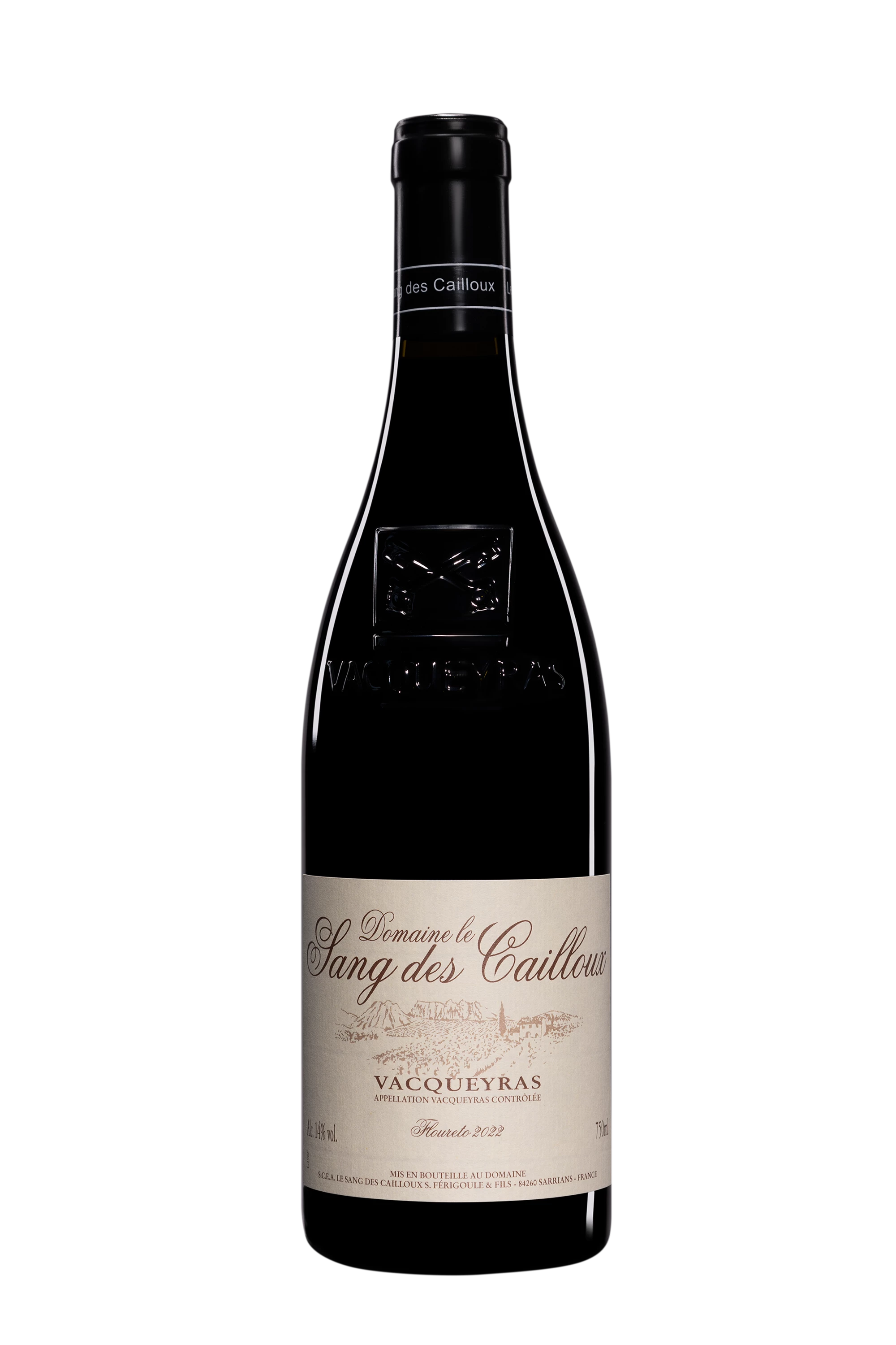 Domaine Le Sang des Cailloux - Vacqueyras "Floureto" Rouge 2022, 75cl