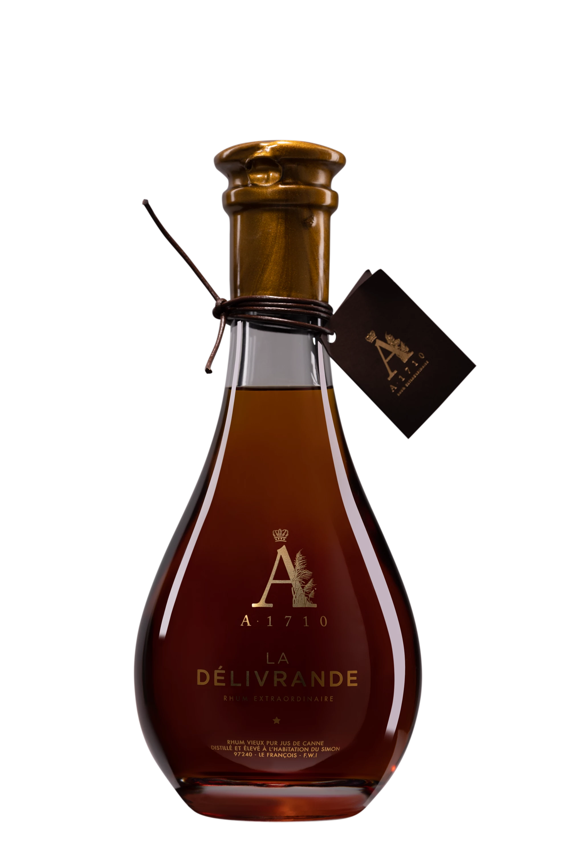 A1710 - Rhum Agricole de Martinique "La Délivrande" Brun 48.8° Giftbox, 70cl