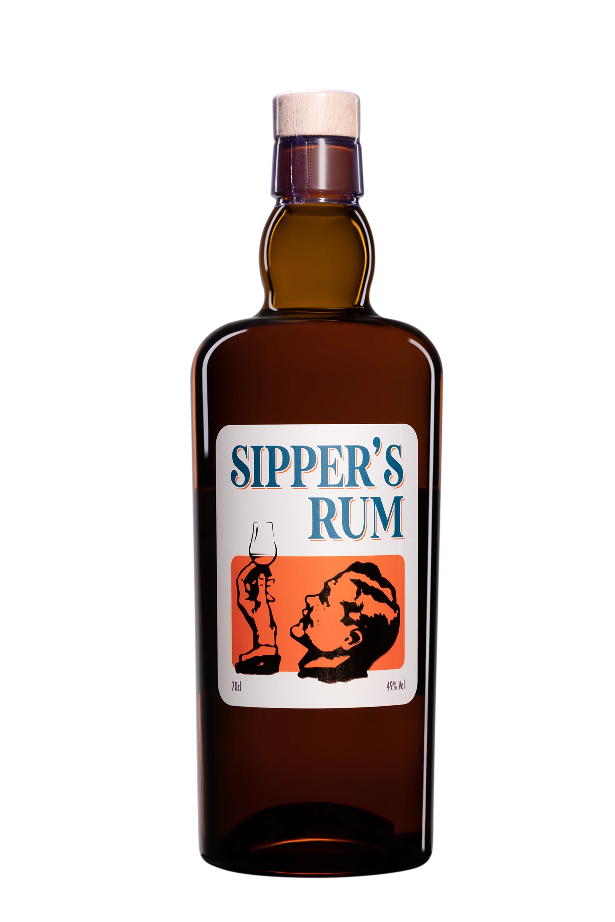 The Whisky Jury  - Molasses Rhum "Sipper's Rum" Brun NV 49°, 70cl