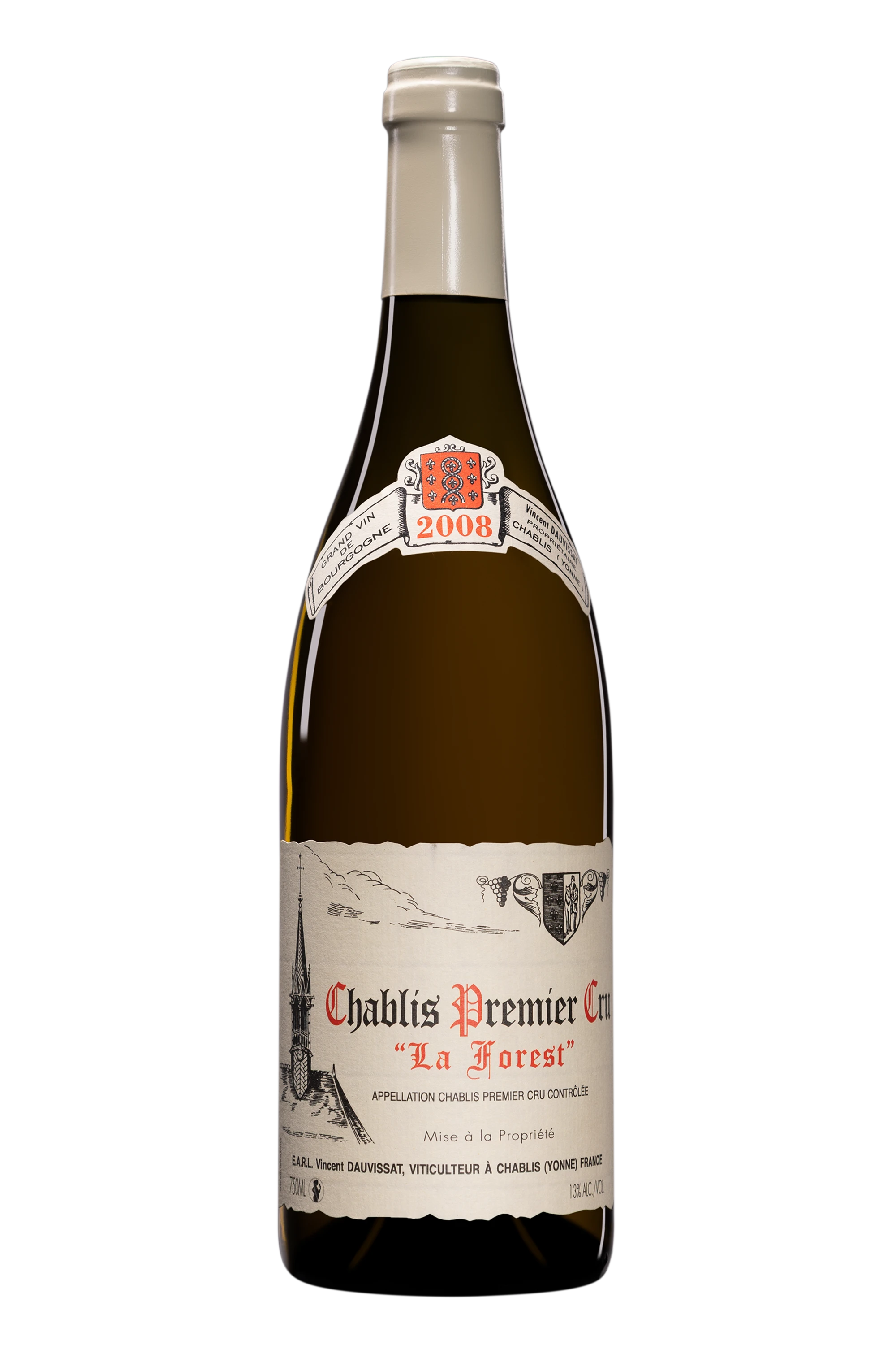 Domaine Vincent Dauvissat - Chablis 1er Cru "La Forest" Blanc 2008 13°, 75cl