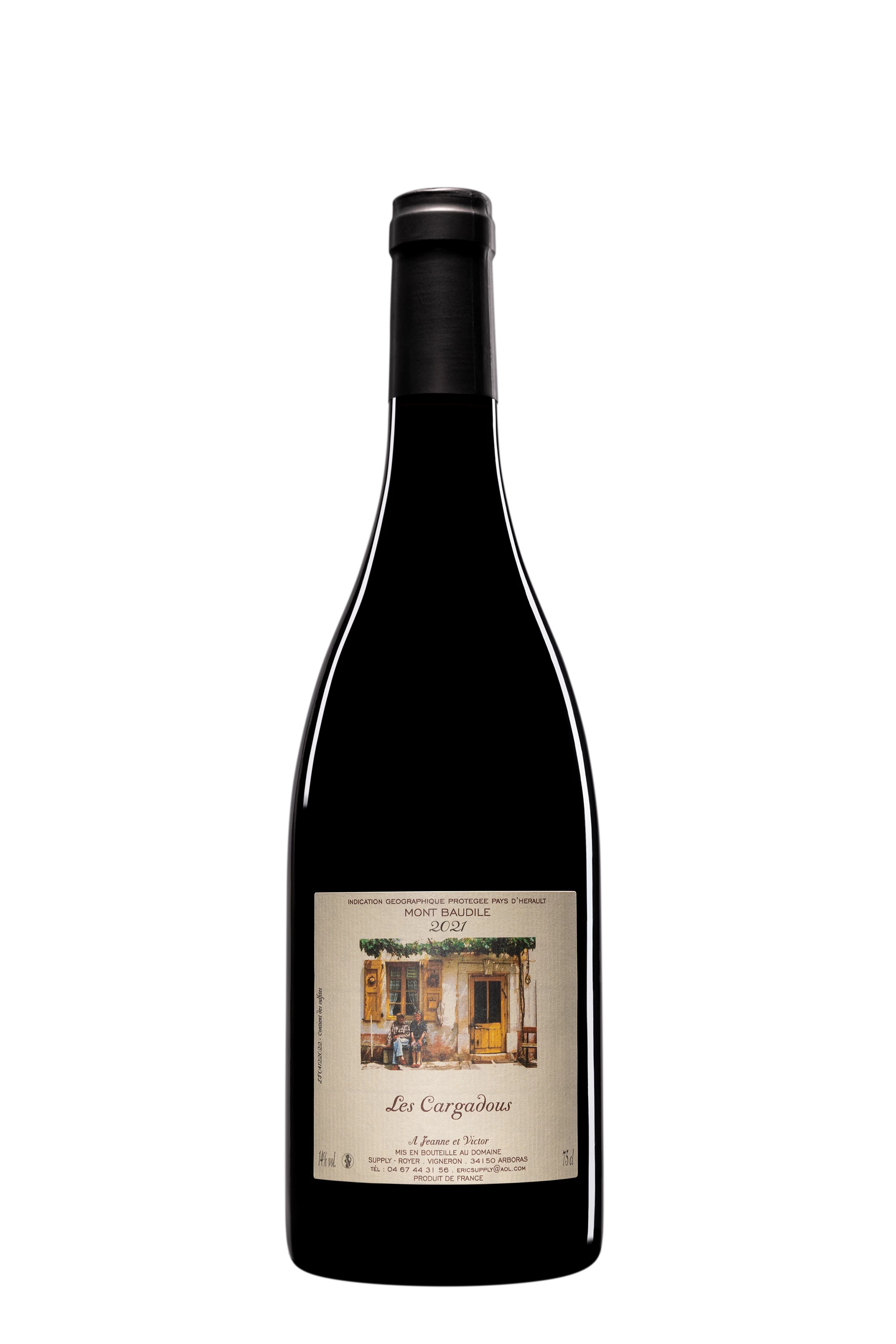 Domaine Supply-Royer - Pays d'Hérault Mont Baudile "Les Cargadous" Rouge 2021, 75cl