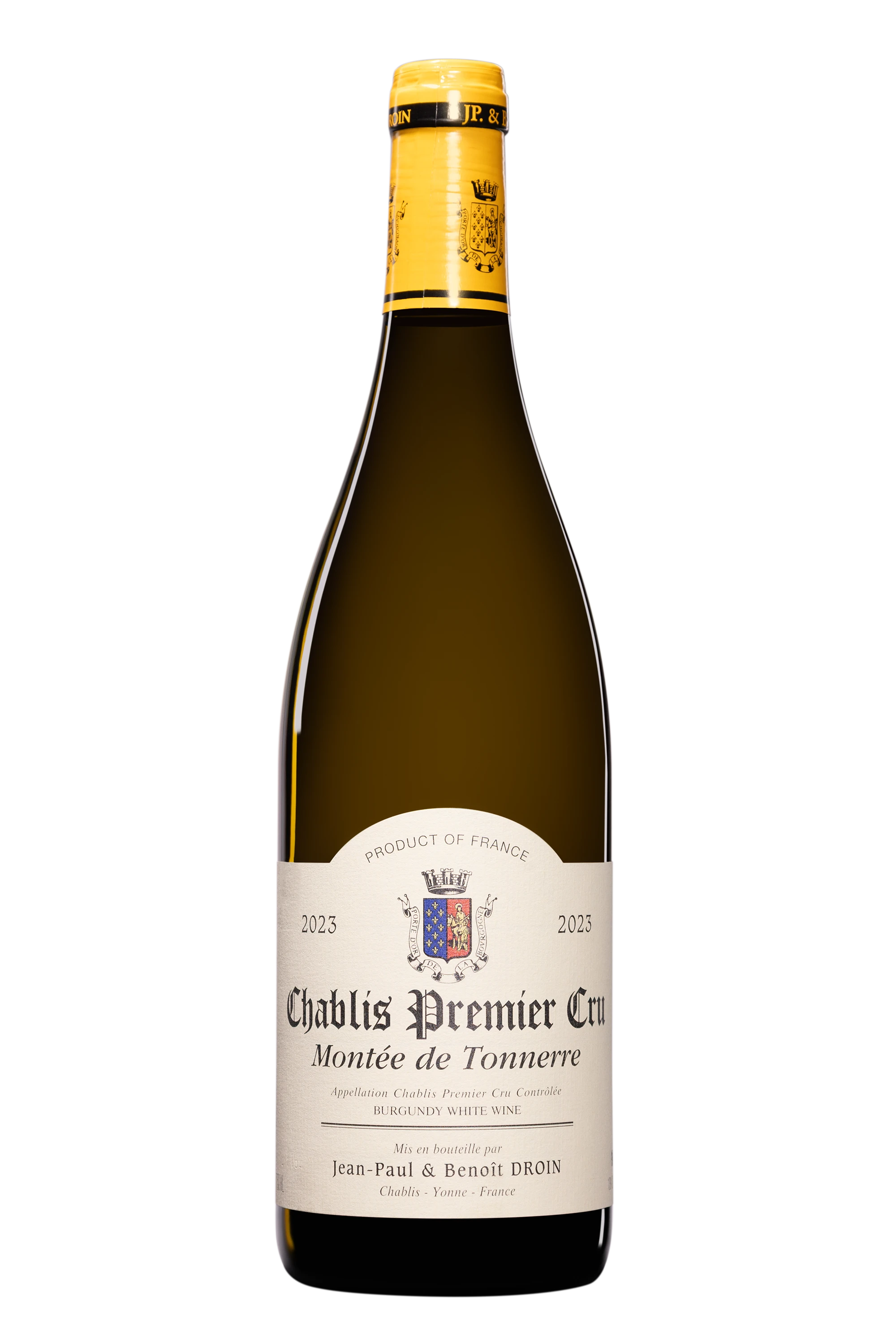 Domaine Jean-Paul Droin - Chablis 1er Cru "Montée de Tonnerre" Blanc 2023 13°, 75cl