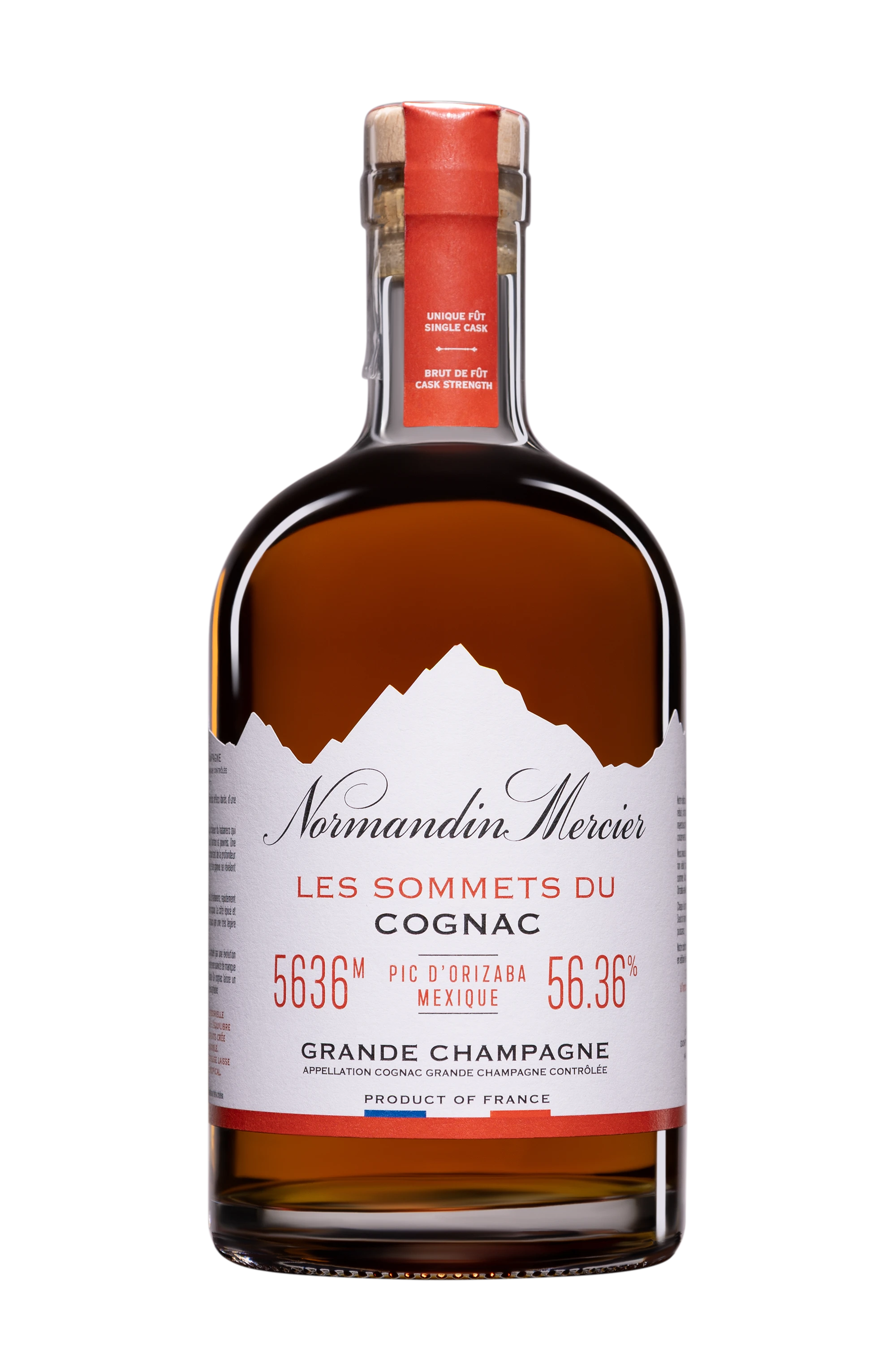 Normandin-Mercier - Cognac Grande Champagne "Les Sommets du Cognac - Pic d'Orizaba Mexique" 56.36°, 50cl