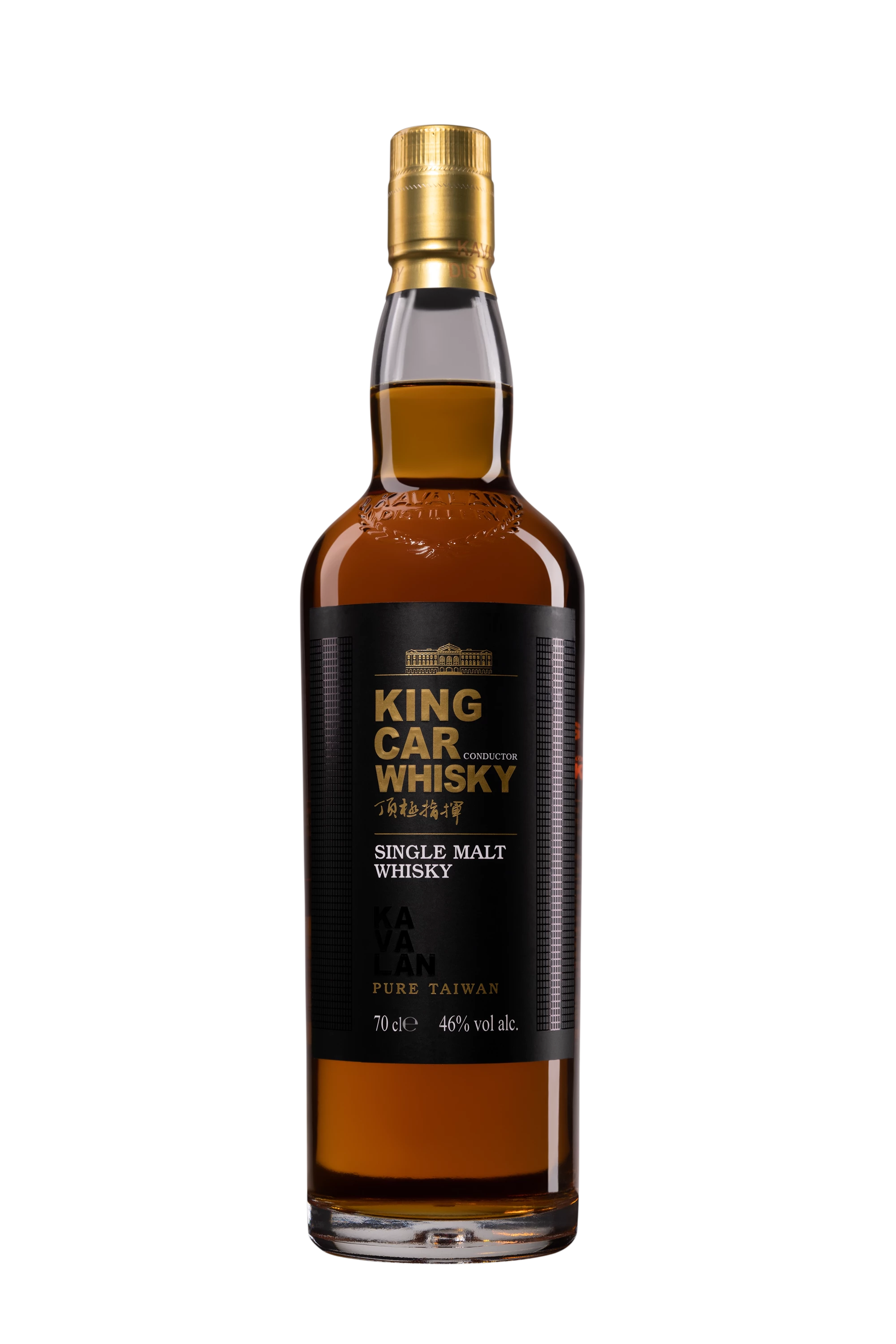 Kavalan - Single Malt Taiwanese Whisky "King Car" 46° Giftbox, 70cl