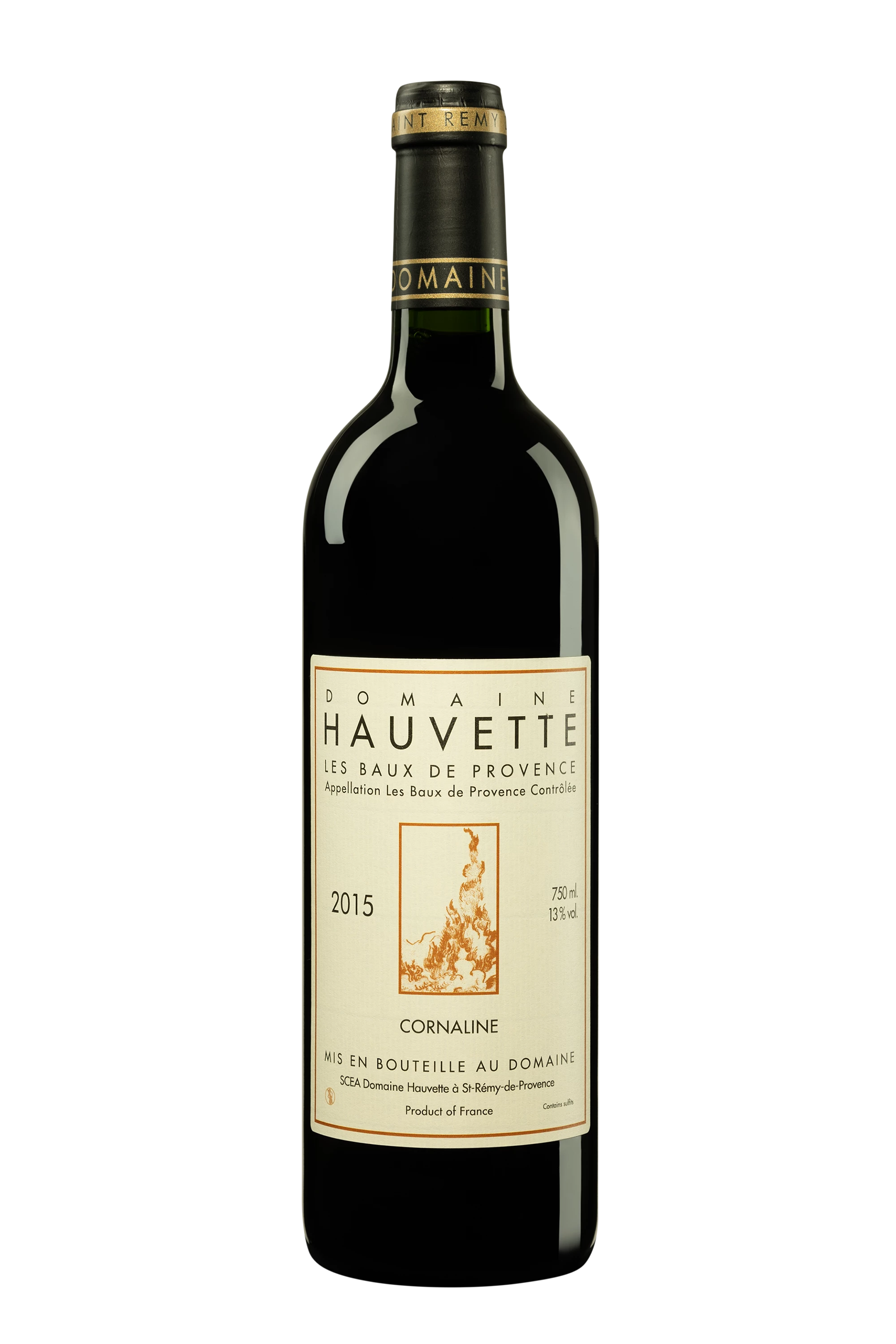 Domaine Hauvette - Baux de Provence "Cornaline" Rouge 2015, 75cl