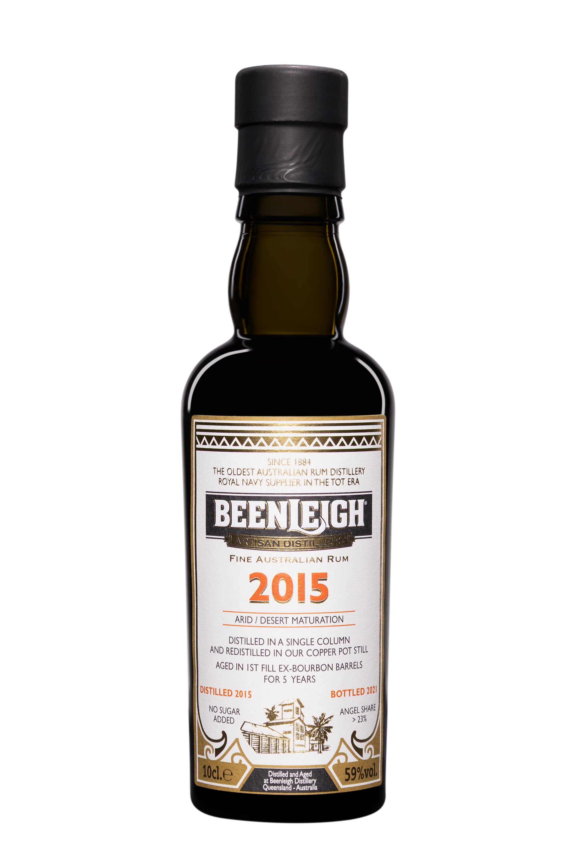 Beenleigh - Molasses Australian Rhum "Desert Maturation" Brun 2015 59° Giftbox, 10cl