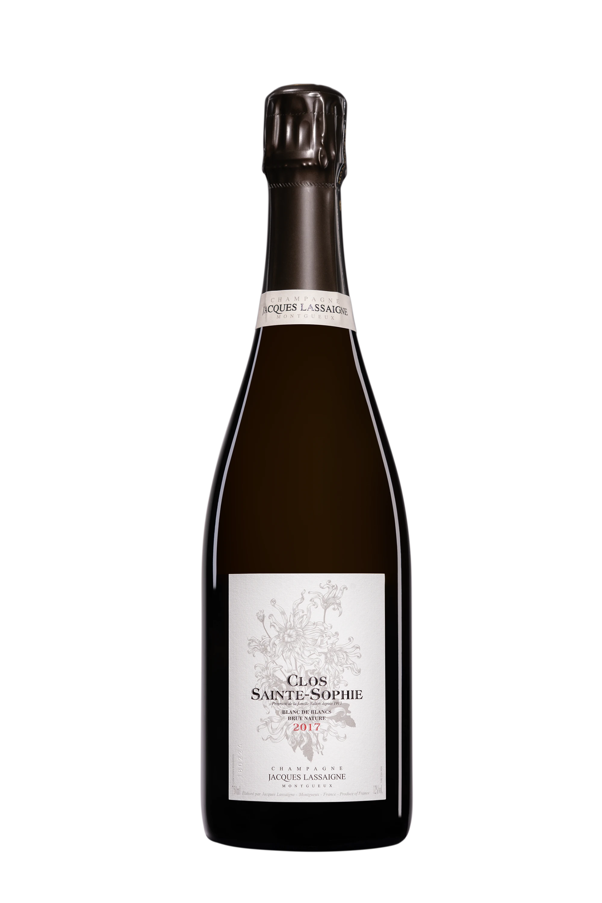 Domaine Jacques Lassaigne - Champagne Brut Nature Blanc de Blancs Millésimé "Clos Sainte-Sophie" Blanc 2017 12°, 75cl