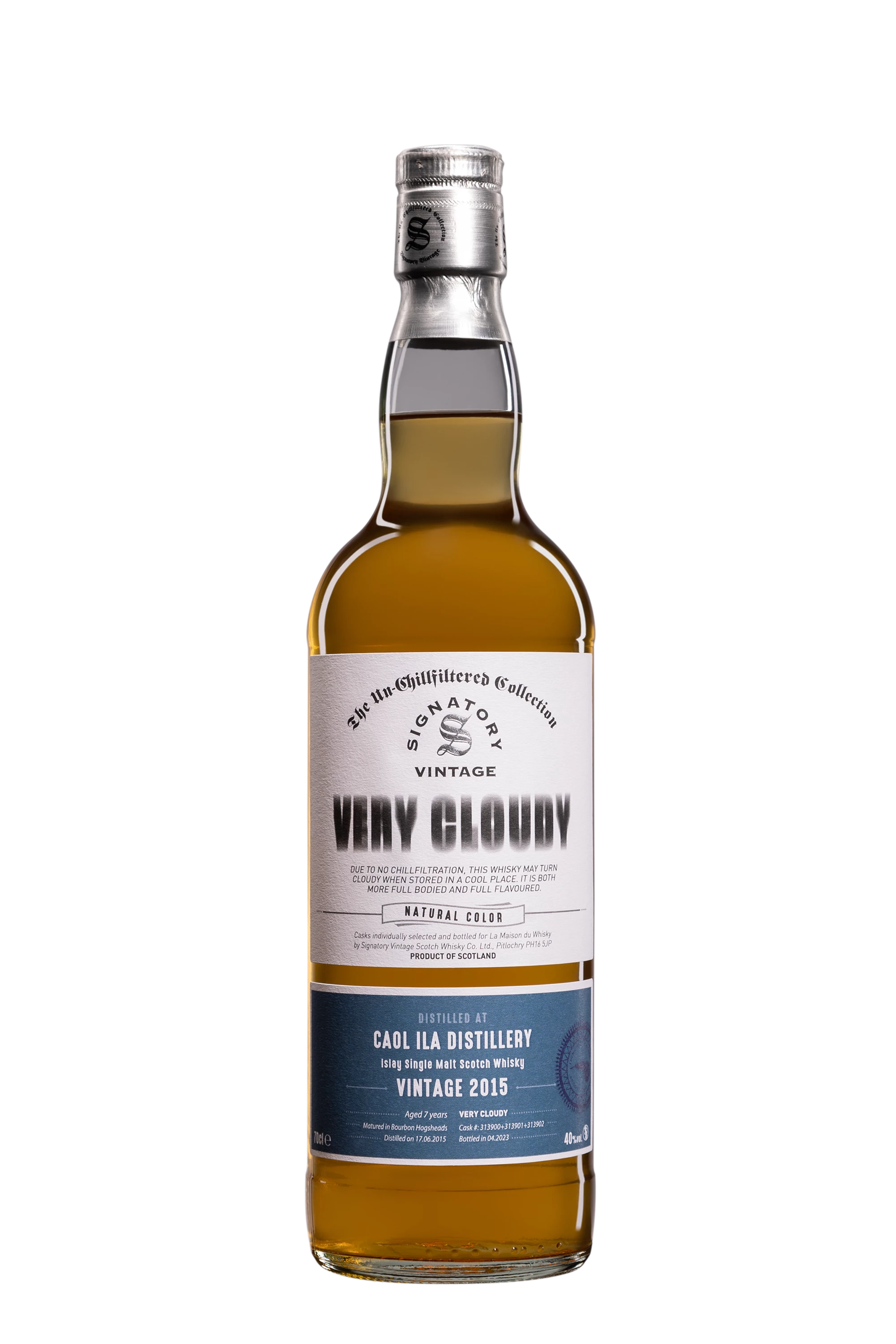 Signatory Vintage - Single Malt Scotch Whisky "7 Caol Ila - Very Cloudy" 2015 40° Giftbox, 70cl