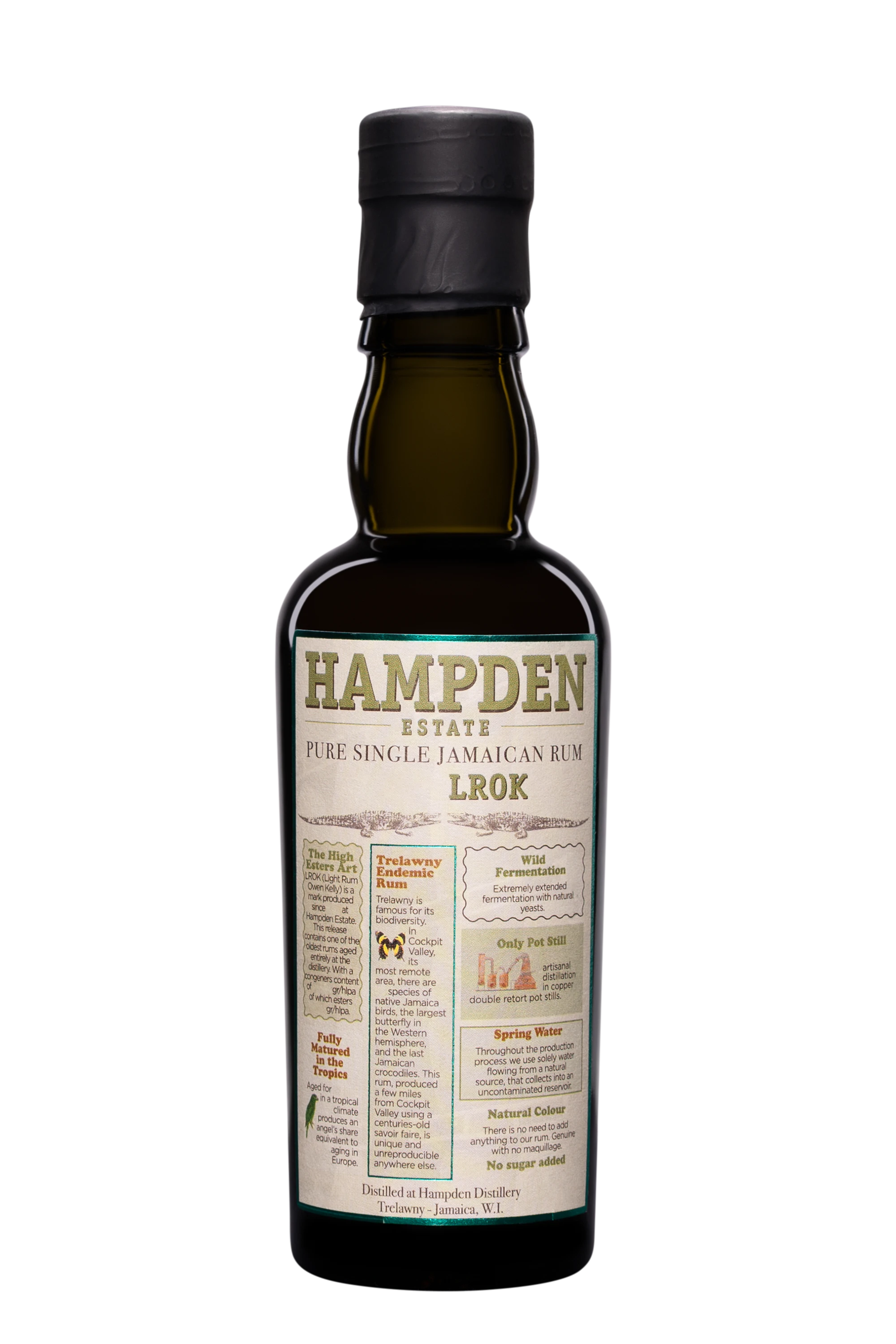 Hampden - Molasses Jamaican Rhum "LROK" 2010 Brun 47°, 10cl
